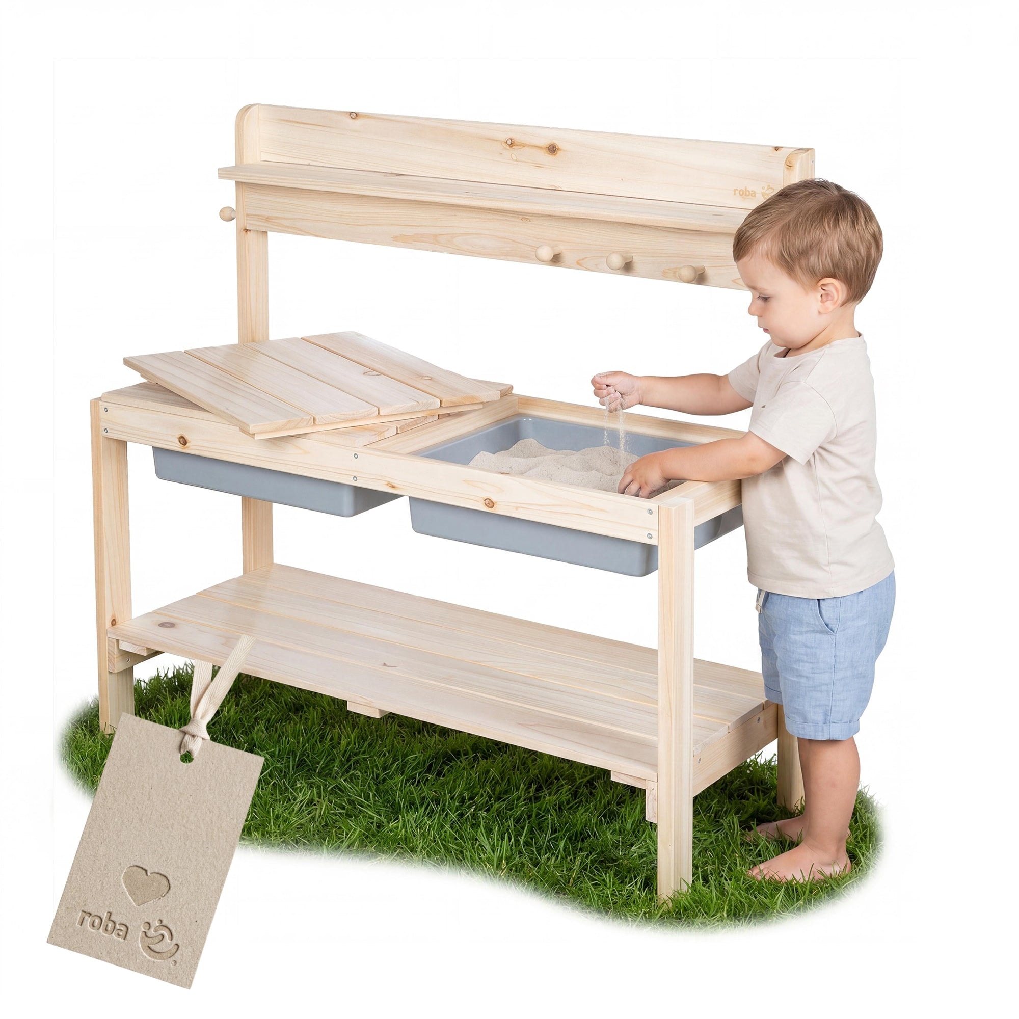 roba® Outdoor-Spielküche »Outdoor+ FUN mit Spielwanne«