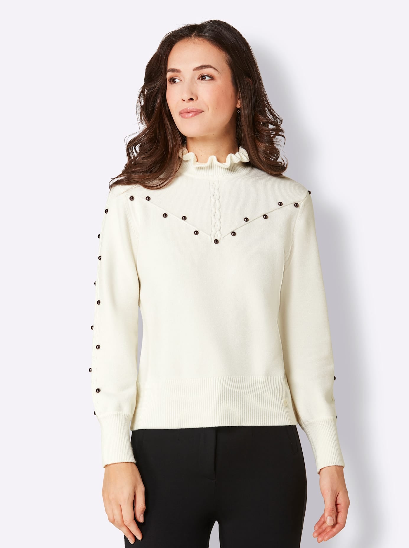 CREATION L PREMIUM Strickpullover »Modal-Polyamid-Pullover«