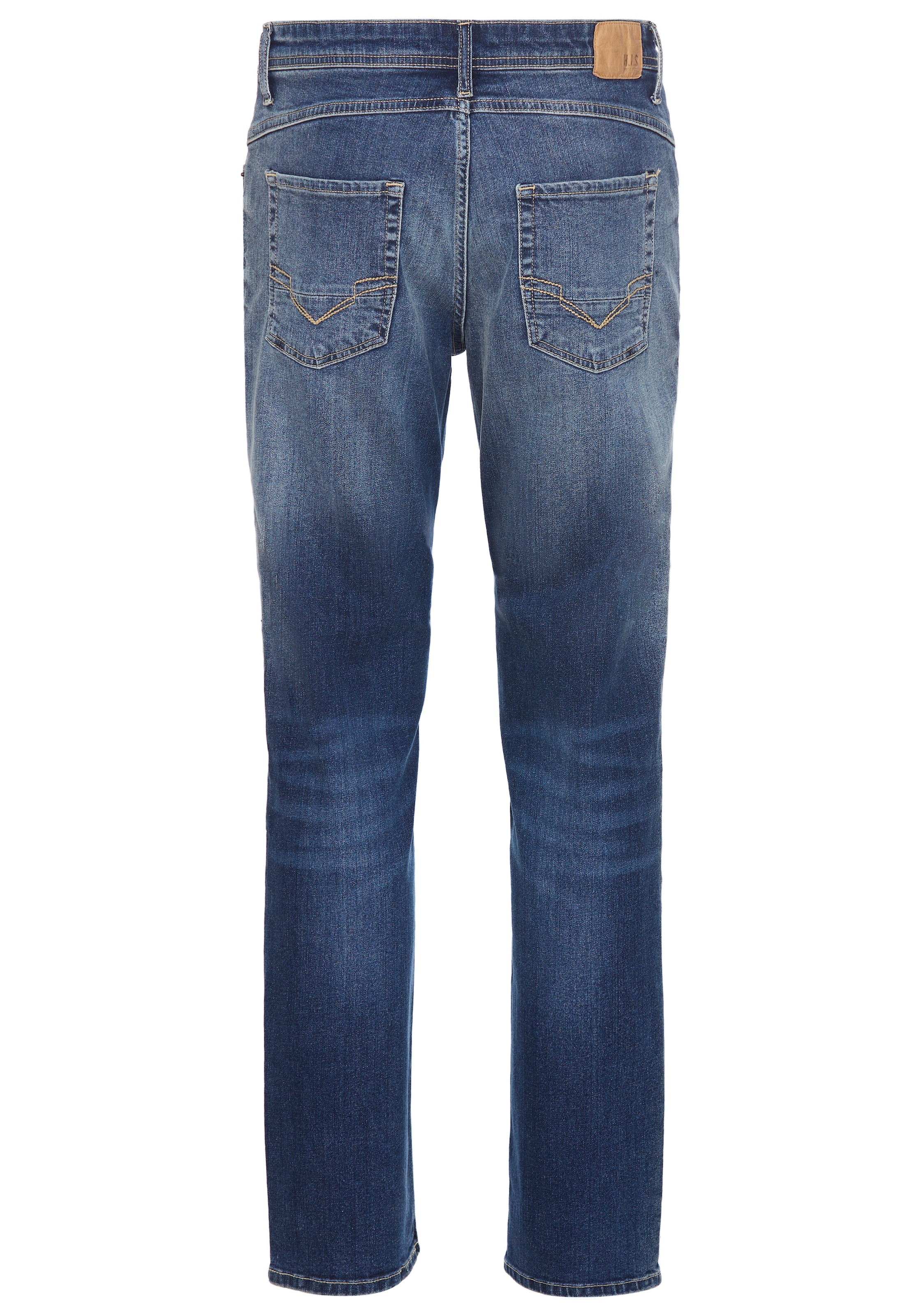 H.I.S Straight-Jeans »NEW DALE«, gerades Bein, mit Used-Effekten, niedrige Leibhöhe