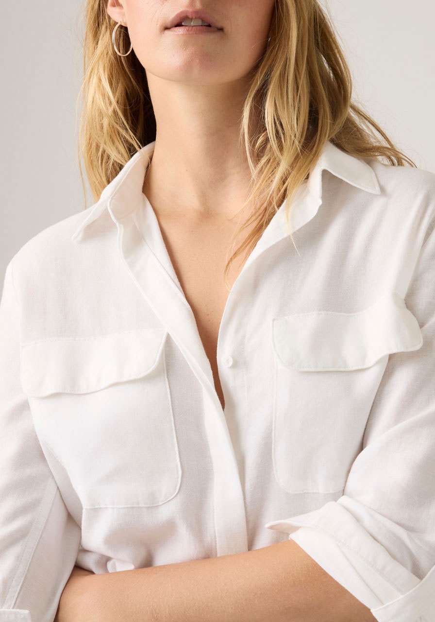 Levi's® Hemdbluse Krempelärmel mit Riegel