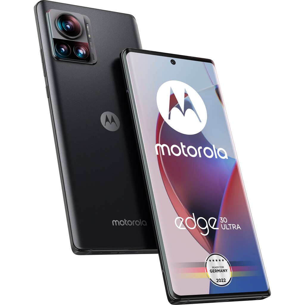 Motorola Smartphone »edge30 ultra«, interstellar black, 17,02 cm/6,7 Zoll, 256 GB Speicherplatz, 200 MP Kamera