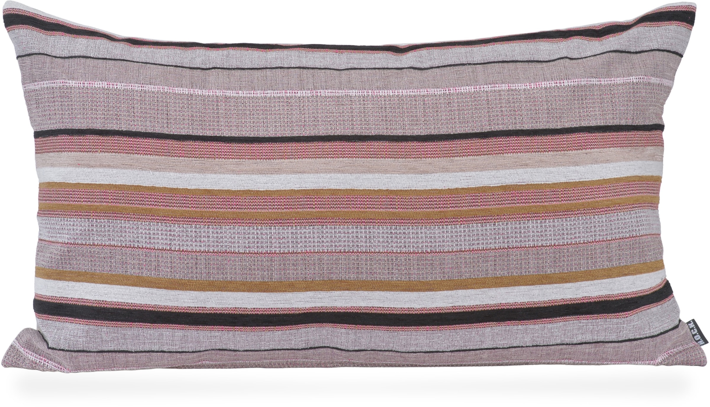 H.O.C.K. Dekokissen »Mary« Rückenkissen inkl. Füllung, 60x60cm, Dekokissen Streifen, pink