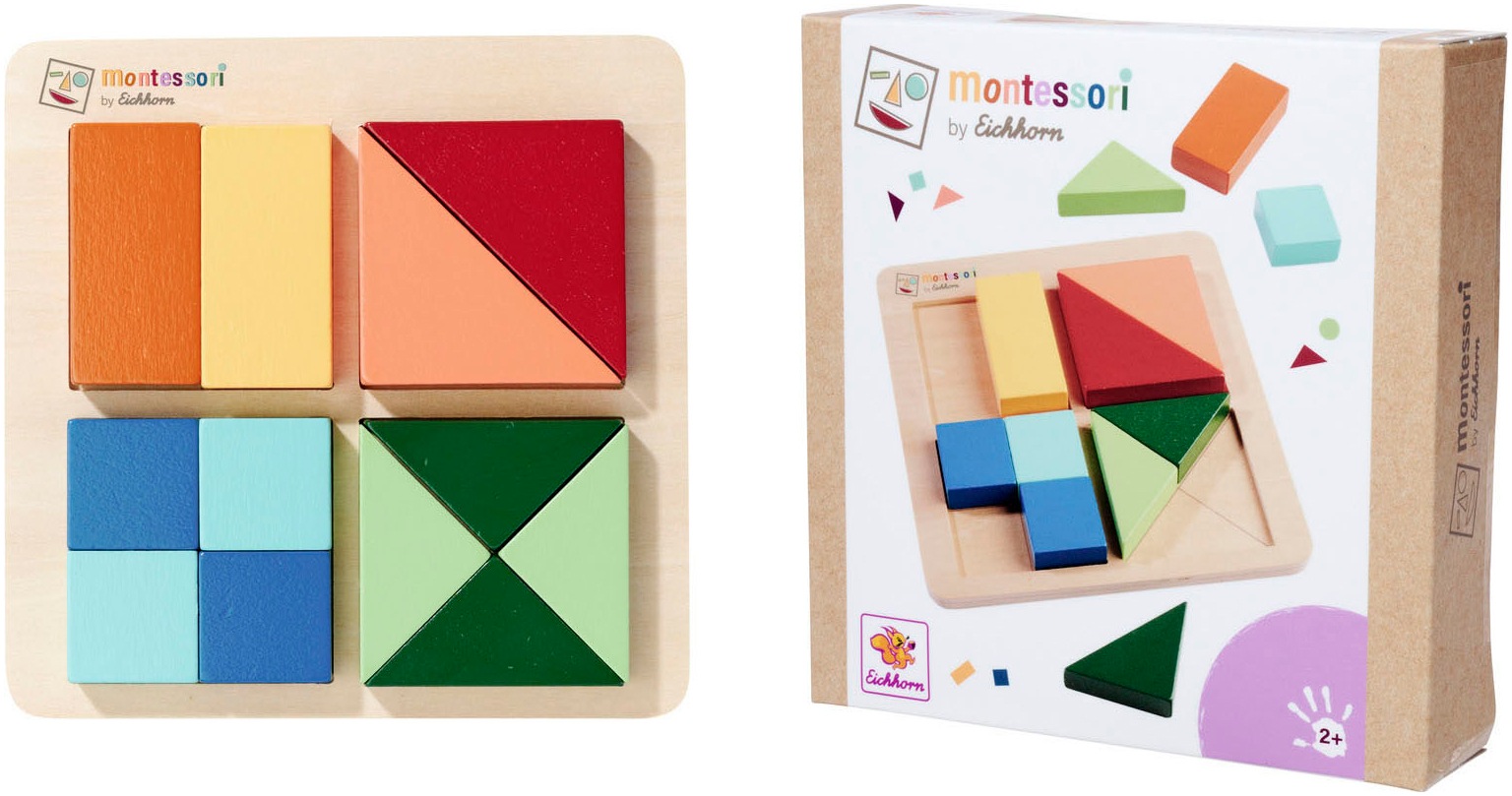 Eichhorn Puzzle »Montessori Formenpuzzle«, FSC®- schützt Wald - weltweit