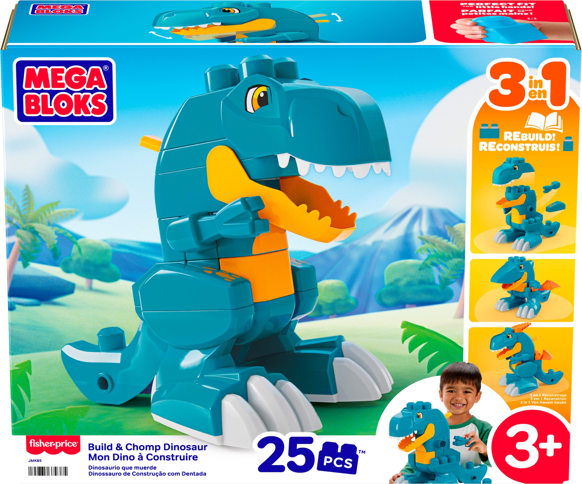 MEGA BLOKS Spielbausteine »MEGA BLOKS Bau- und Beiß-Dino«