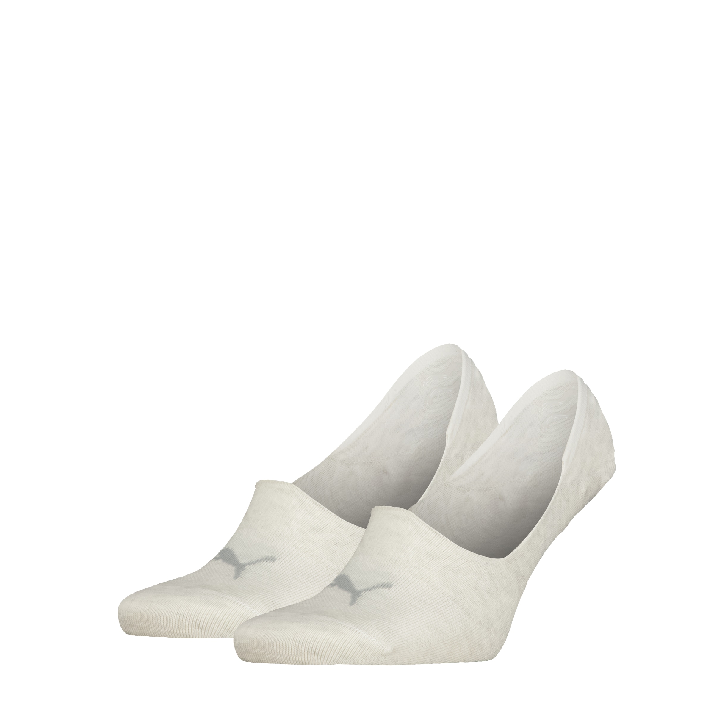 PUMA Füßlinge »PUMA UNISEX MID CUT FOOTIE« 2 Paar,  No-Show-Socks, Silikon in der Ferse für optimalen Halt