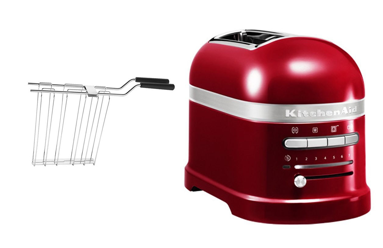 KitchenAid Toaster »Artisan 5KMT2204ECA LIEBESAPFEL-ROT«, 2 kurze Schlitze, für 2 Scheiben, 1250 W, mit Sandwichzange