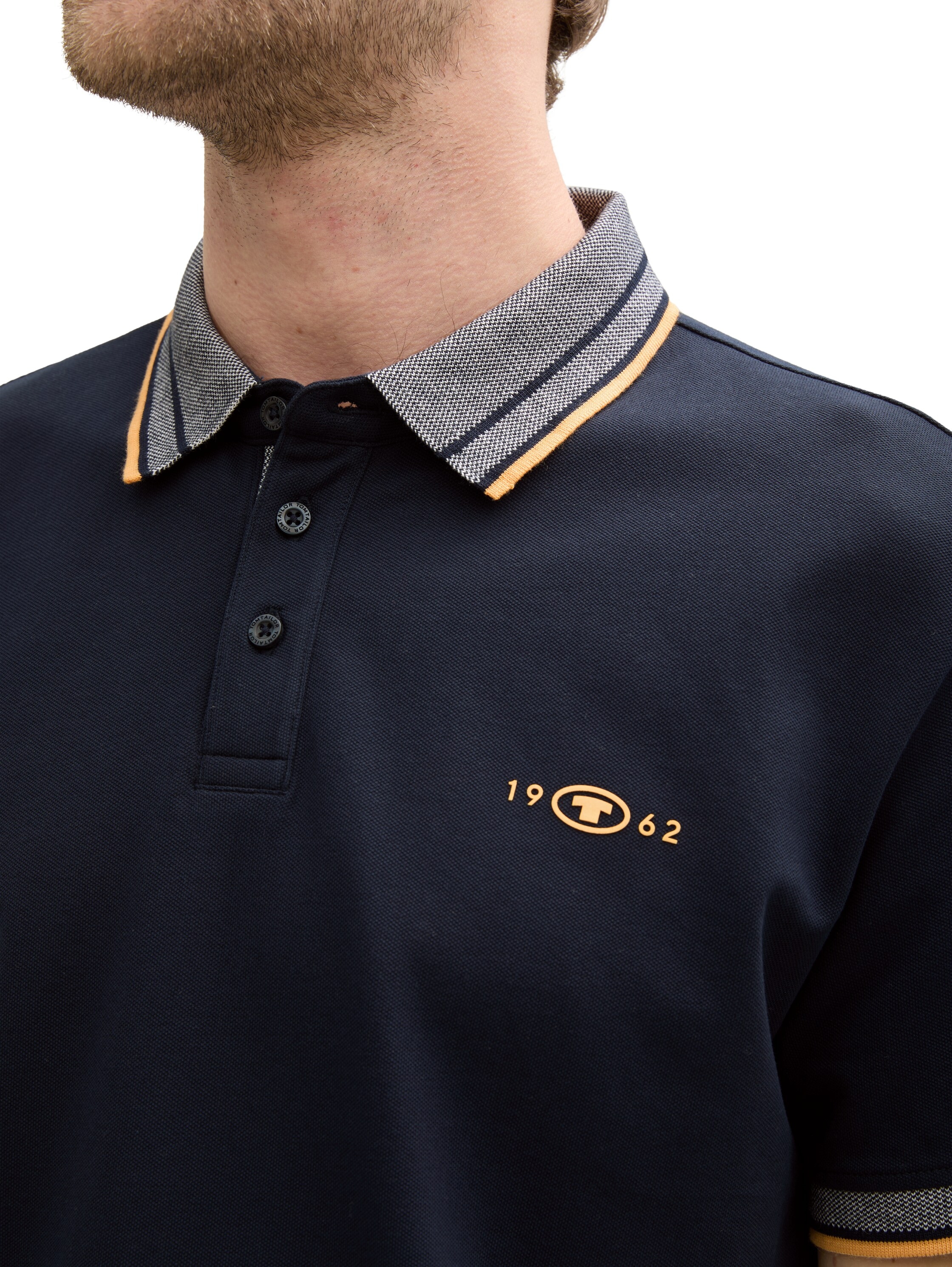 TOM TAILOR Poloshirt, mit Logo Stickerei