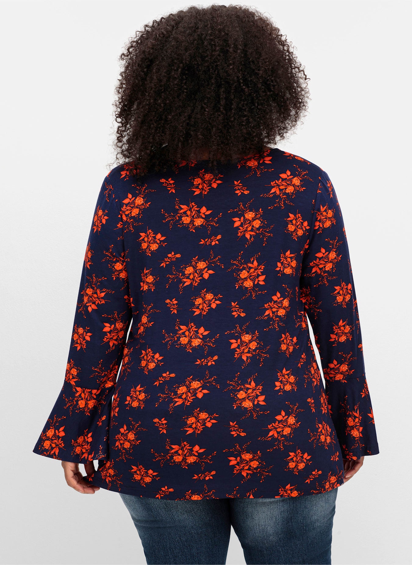 sheego by Joe Browns Langarmshirt »Langarmshirt«, (1 tlg.)