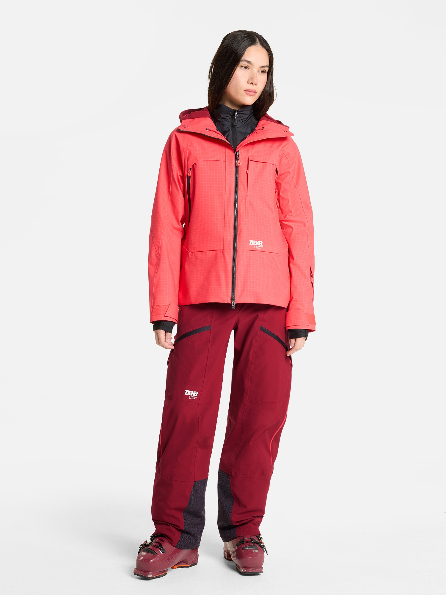 Ziener Skihose »ROKITA-Z AQUASHIELD® DAMEN«  wasser- u. winddicht, atmungsaktiv, unwattiert, Innenfutter aus Wolle