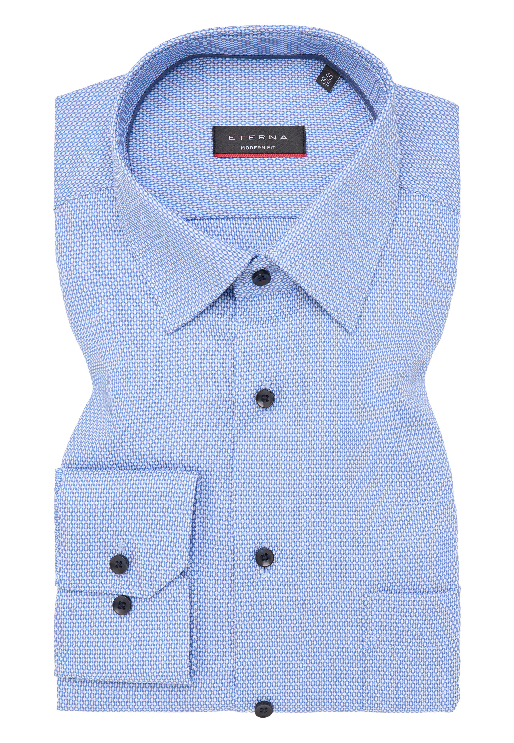 Eterna Langarmhemd »MODERN FIT«, NON IRON (bügelfrei)