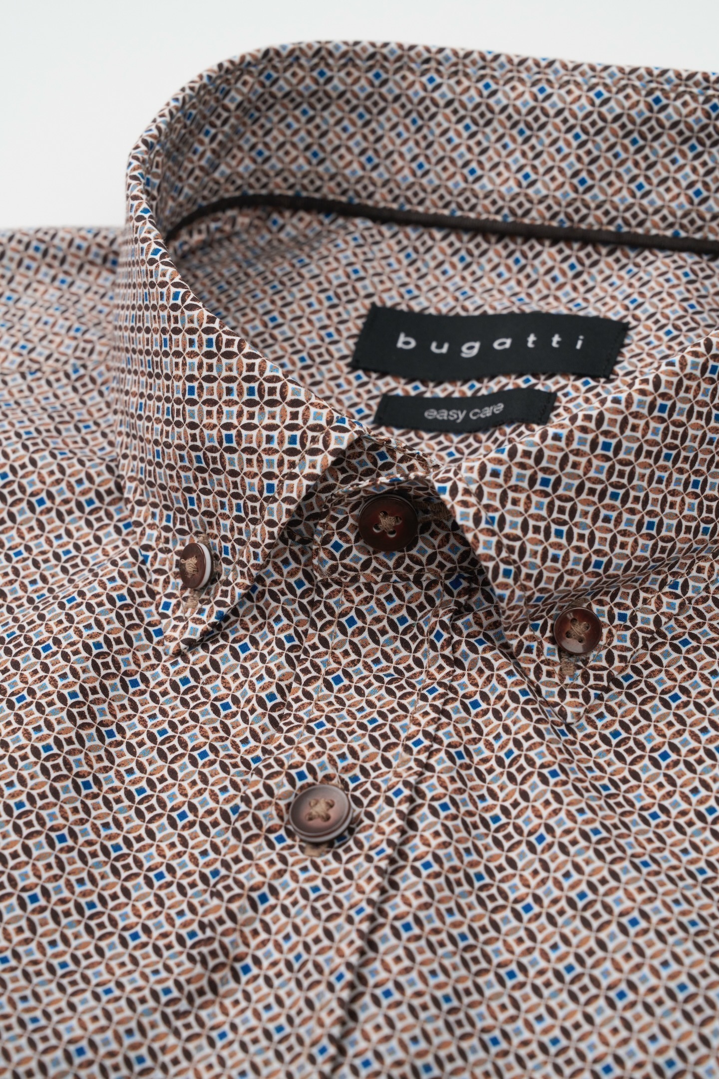 bugatti Langarmhemd, mit moderner Passform