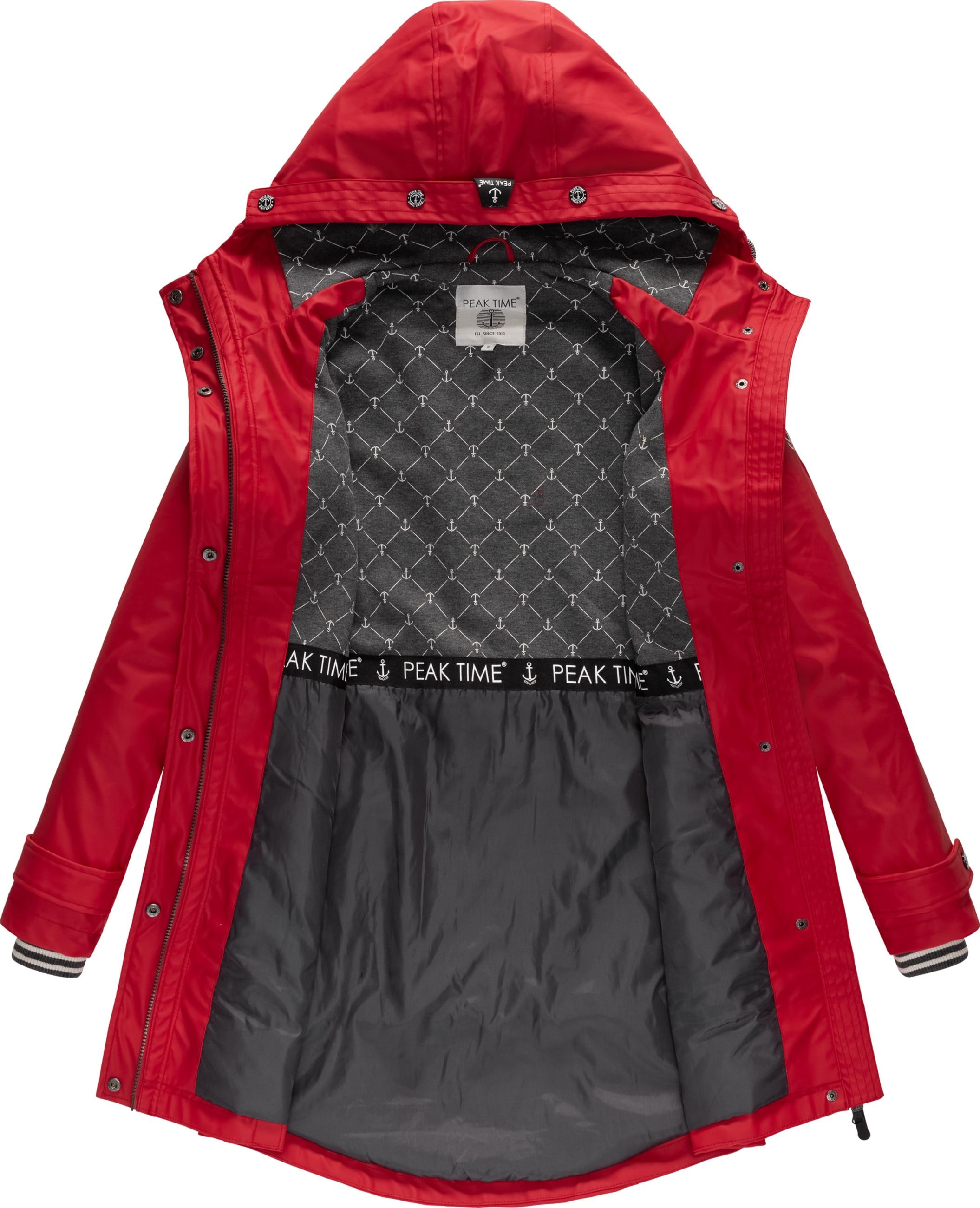 PEAK TIME Regenmantel »Regenjacke L60042«