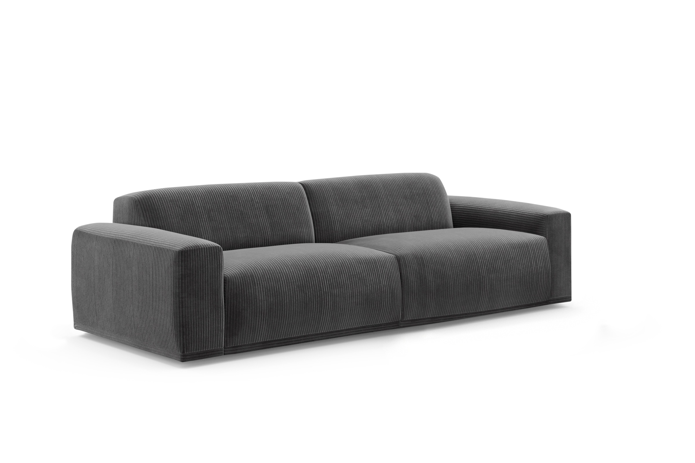 TRENDMANUFAKTUR Big-Sofa »Braga, mit hochwertigem Kaltschaum, Megasofa, in Cord erhältlich«, modernes Big-Sofa, Couch mit hohem Sitzkomfort, 254/72/107 cm (B/H/T)