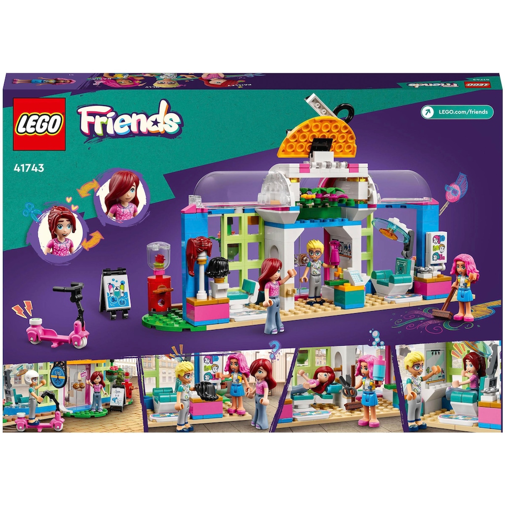 LEGO® Konstruktionsspielsteine »Friseursalon (41743), LEGO® Friends«, (401 St.)