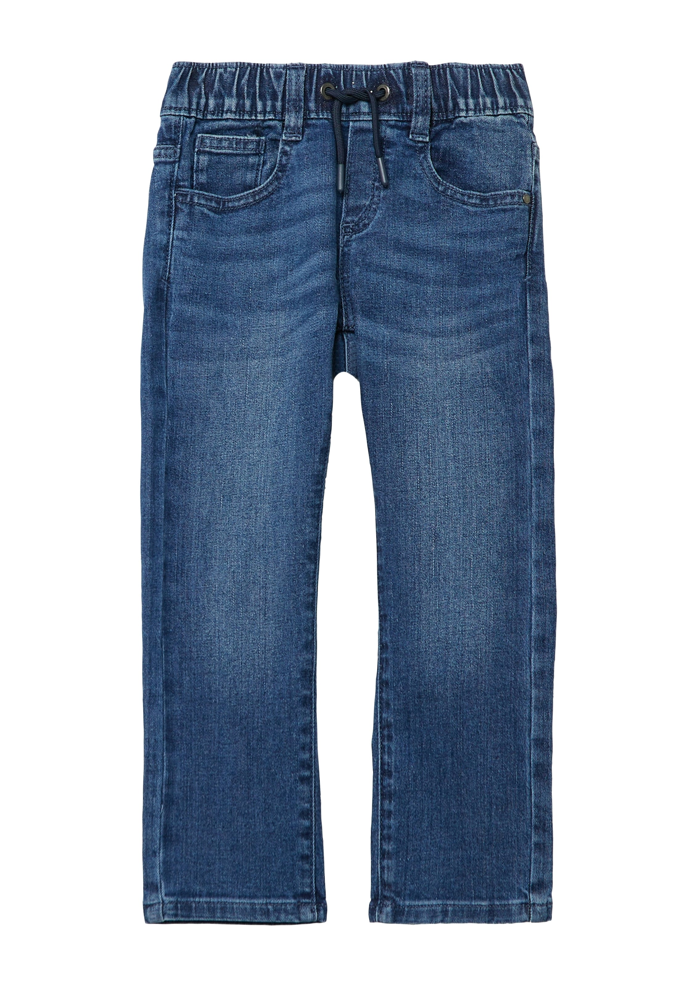 s.Oliver Junior 5-Pocket-Jeans mit elastischem Bund und Kordelzug