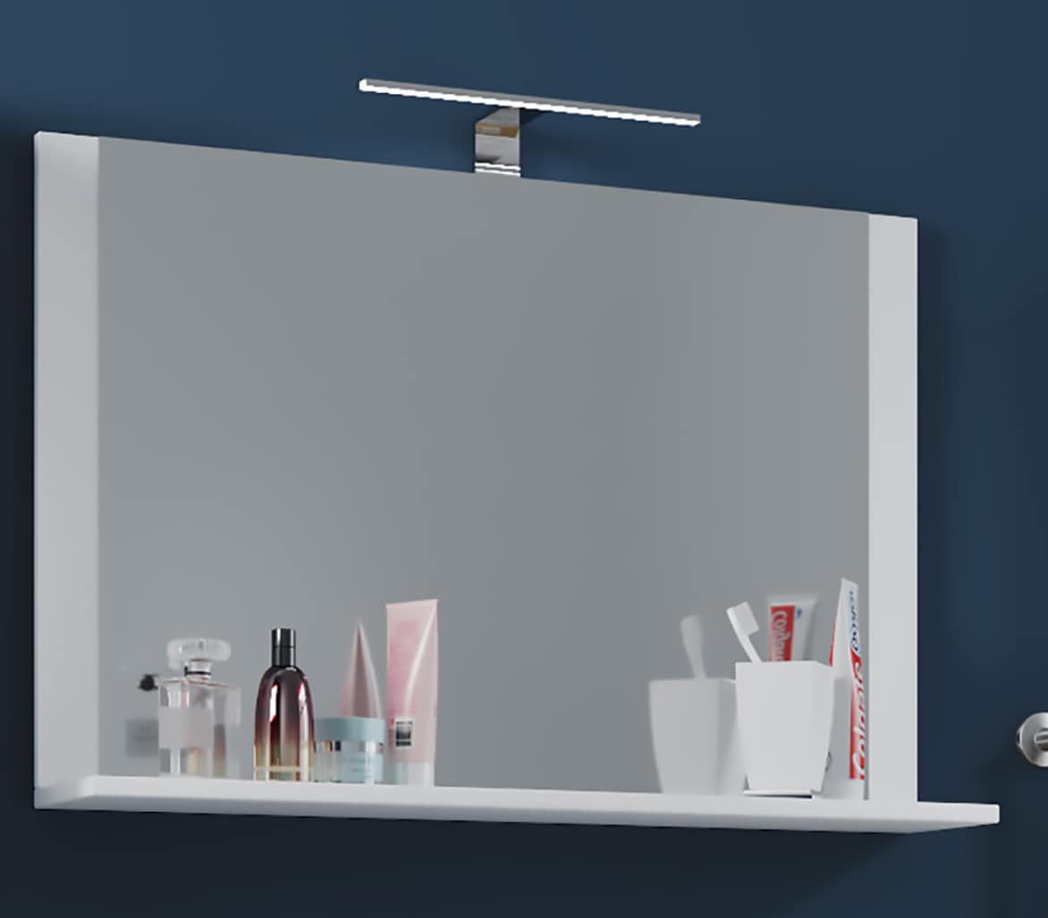 VCM Badspiegel »Badspiegel Wandspiegel Bad Ablage Lendas 55x60 cm«