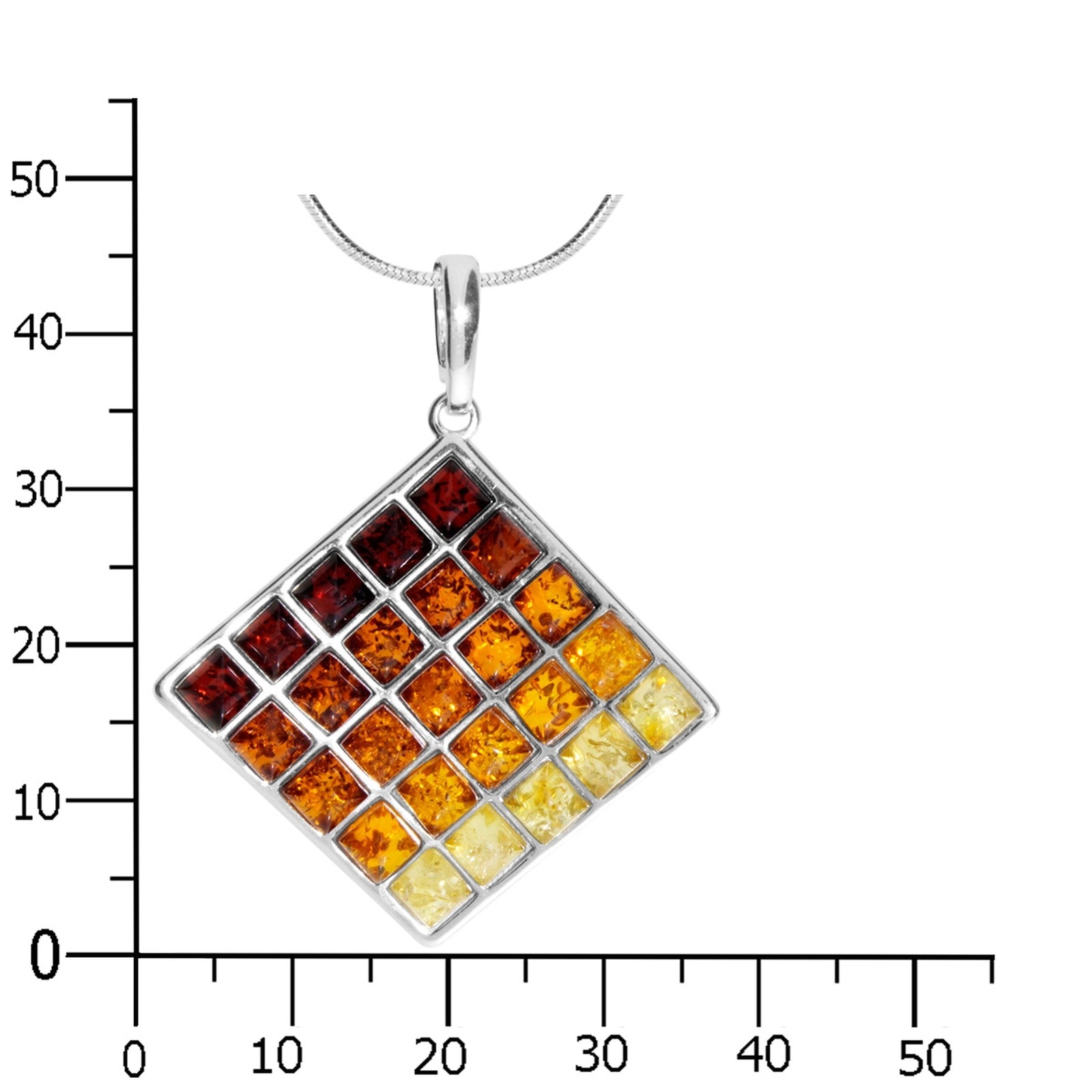 OSTSEE-SCHMUCK Kette mit Anhänger »- Jeanette - Silber 925/000 - Bernstein«