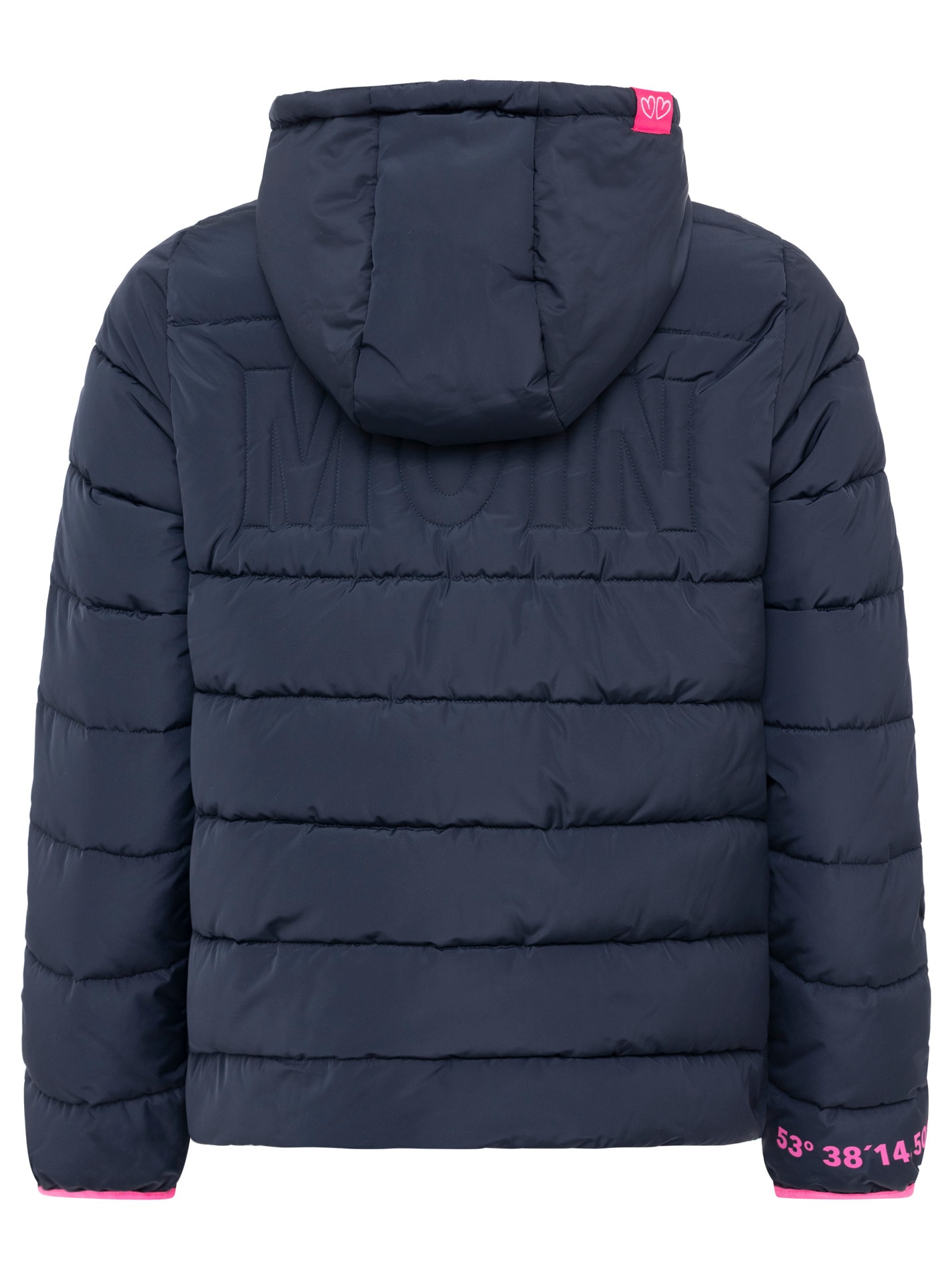 Zwillingsherz Steppjacke »"Moin Moin"«, mit Kapuze, Kapuze, wärmend, Kontrastnähte