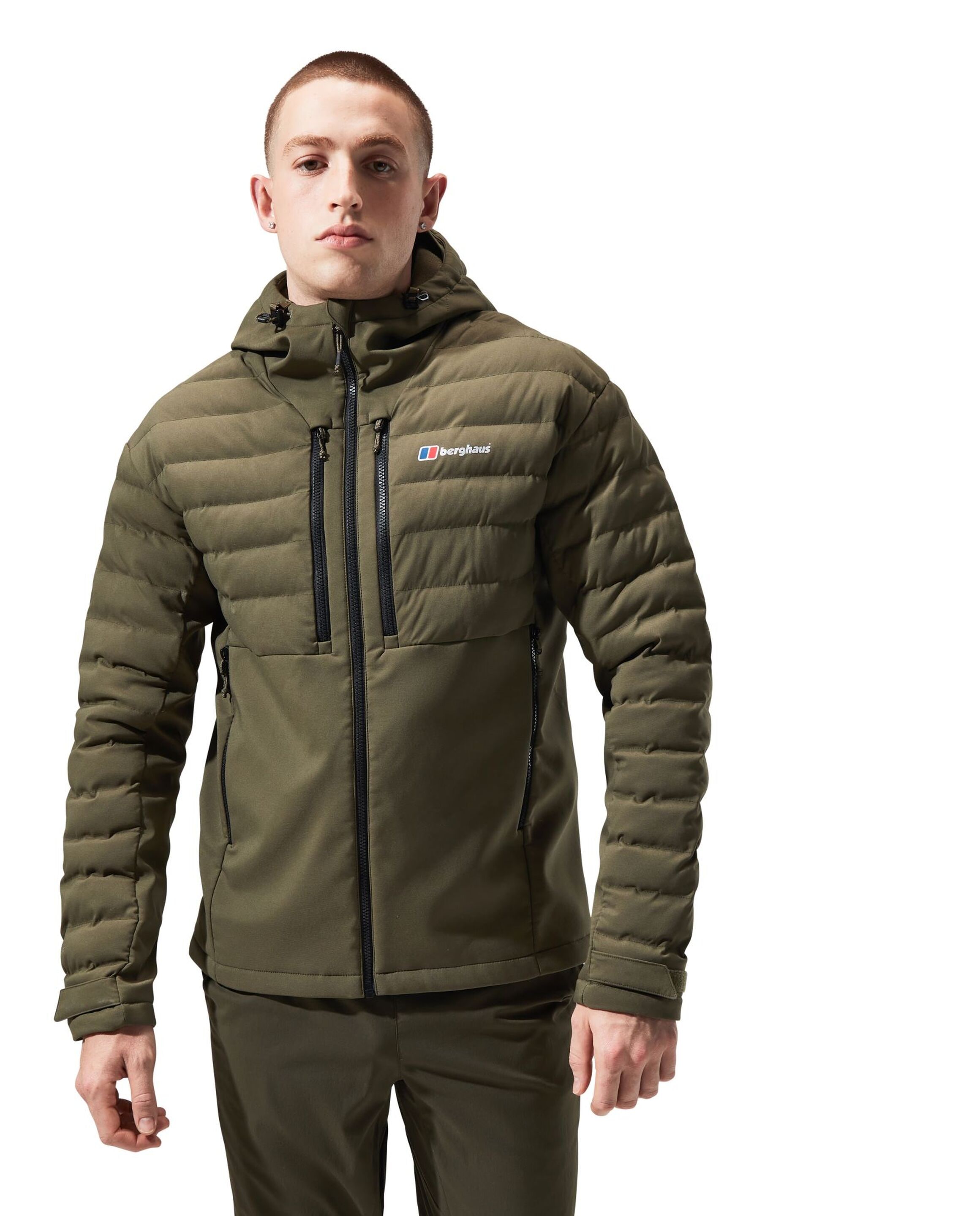 Berghaus Winterjacke »Berghaus Jacke« ohne Kapuze mit anpassbaren Ärmelbündchen