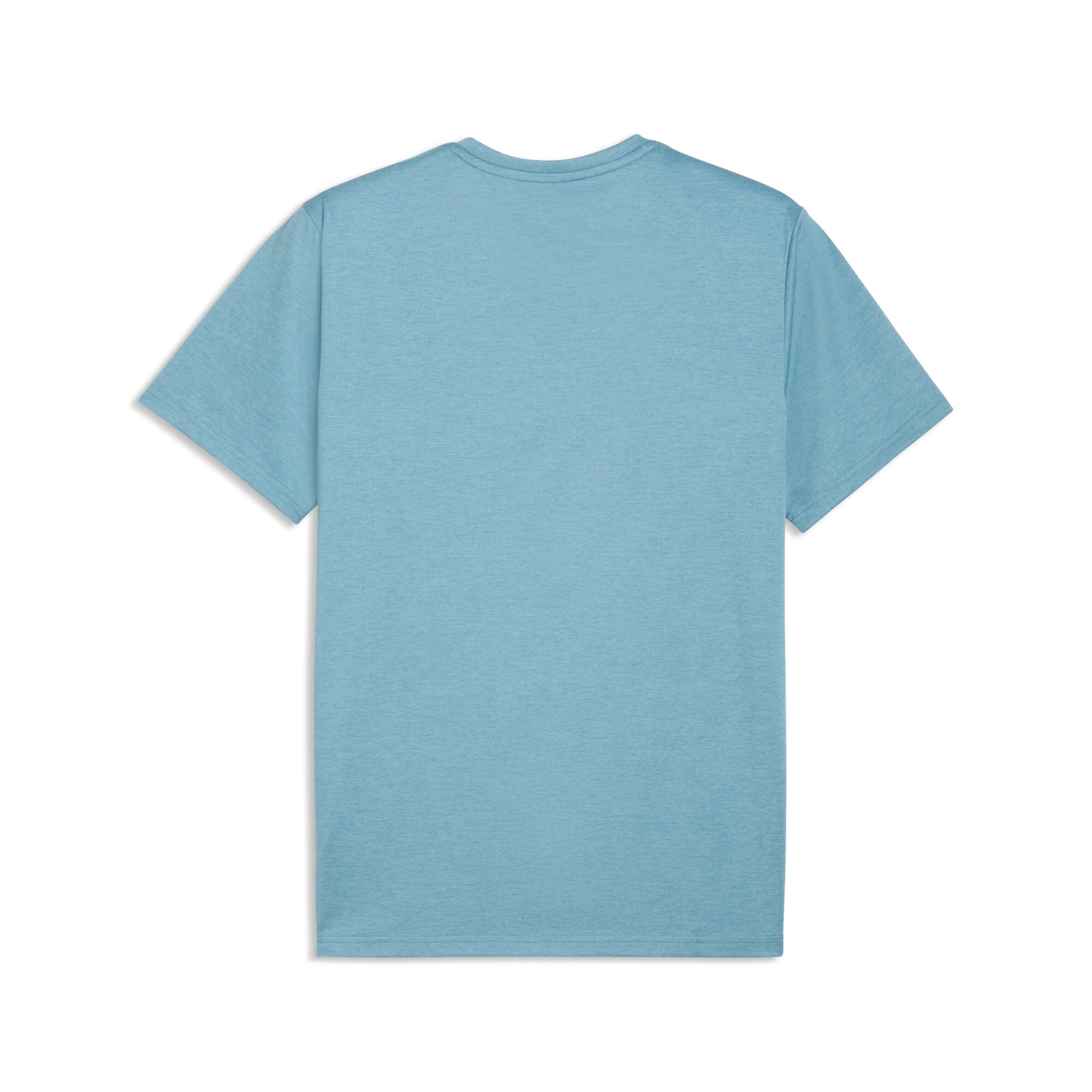 PUMA Trainingsshirt »M TAD ESSENTIALS HEATHER CAT TEE (CF SMALL CAT)« reguläre Passform, atmungsaktives Material, schnell trocknend