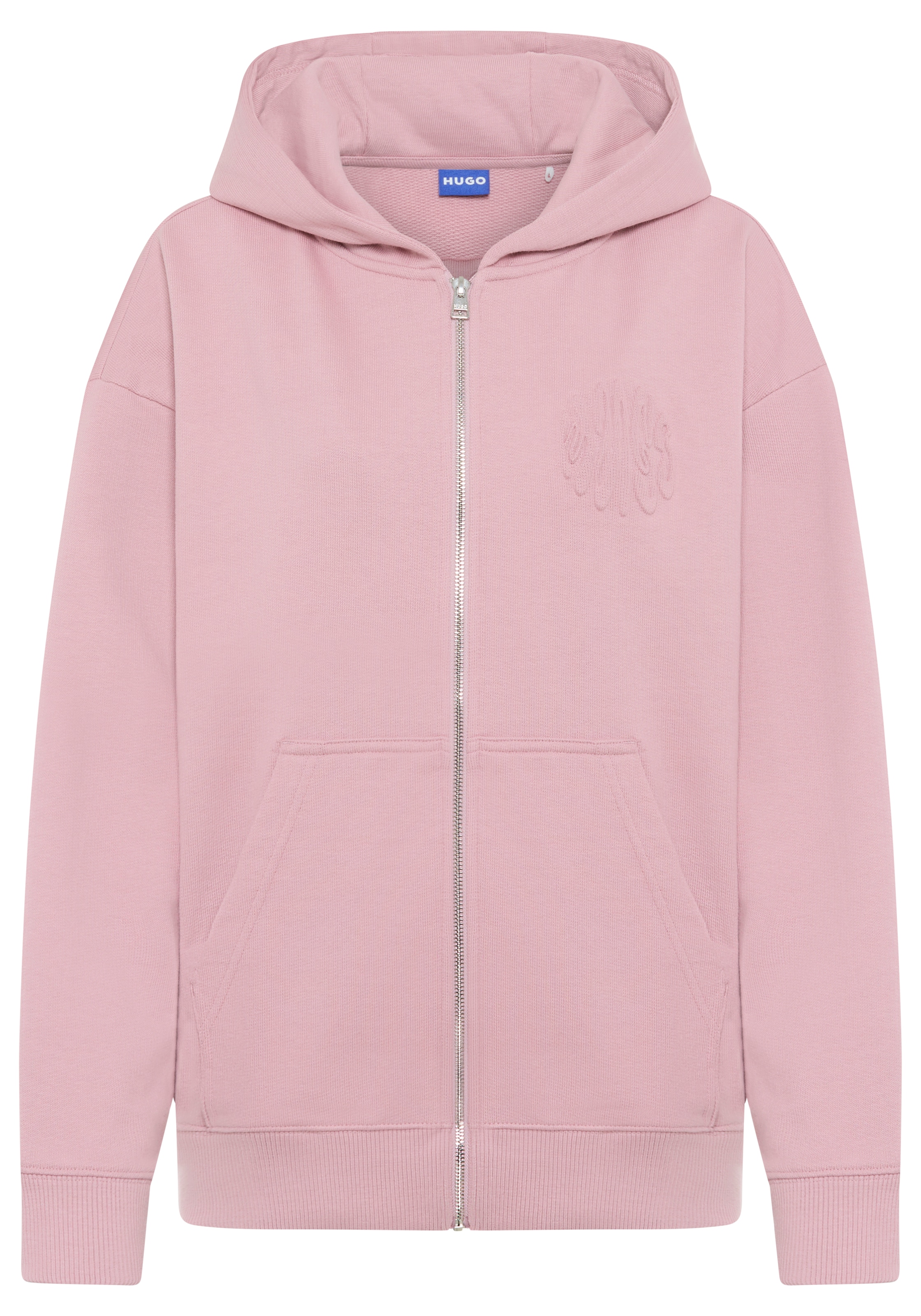 HUGO Blue Kapuzensweatjacke »Doa« aus Baumwolle, Oversize Fit