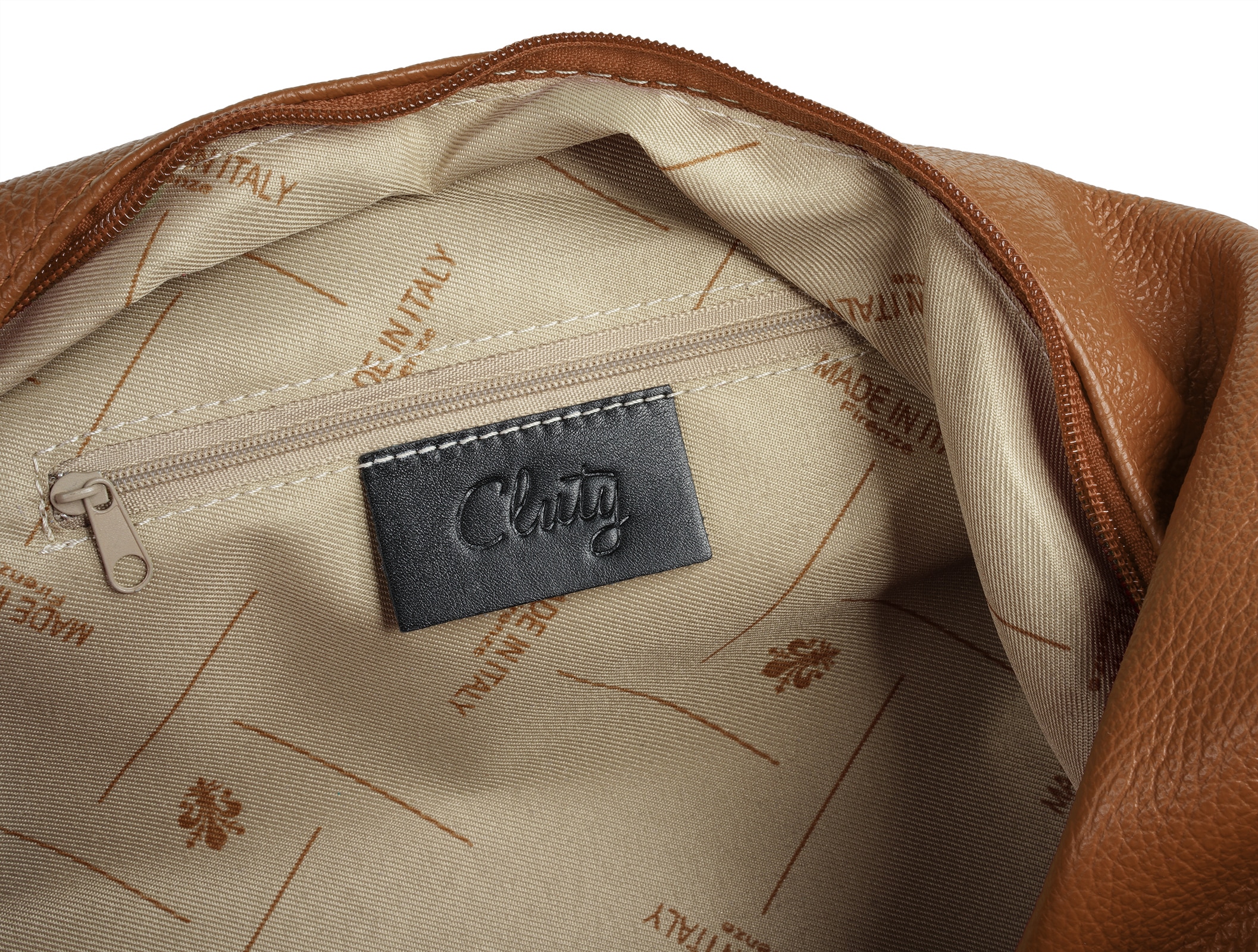 Cluty Shopper, echt Leder, Made in Italy