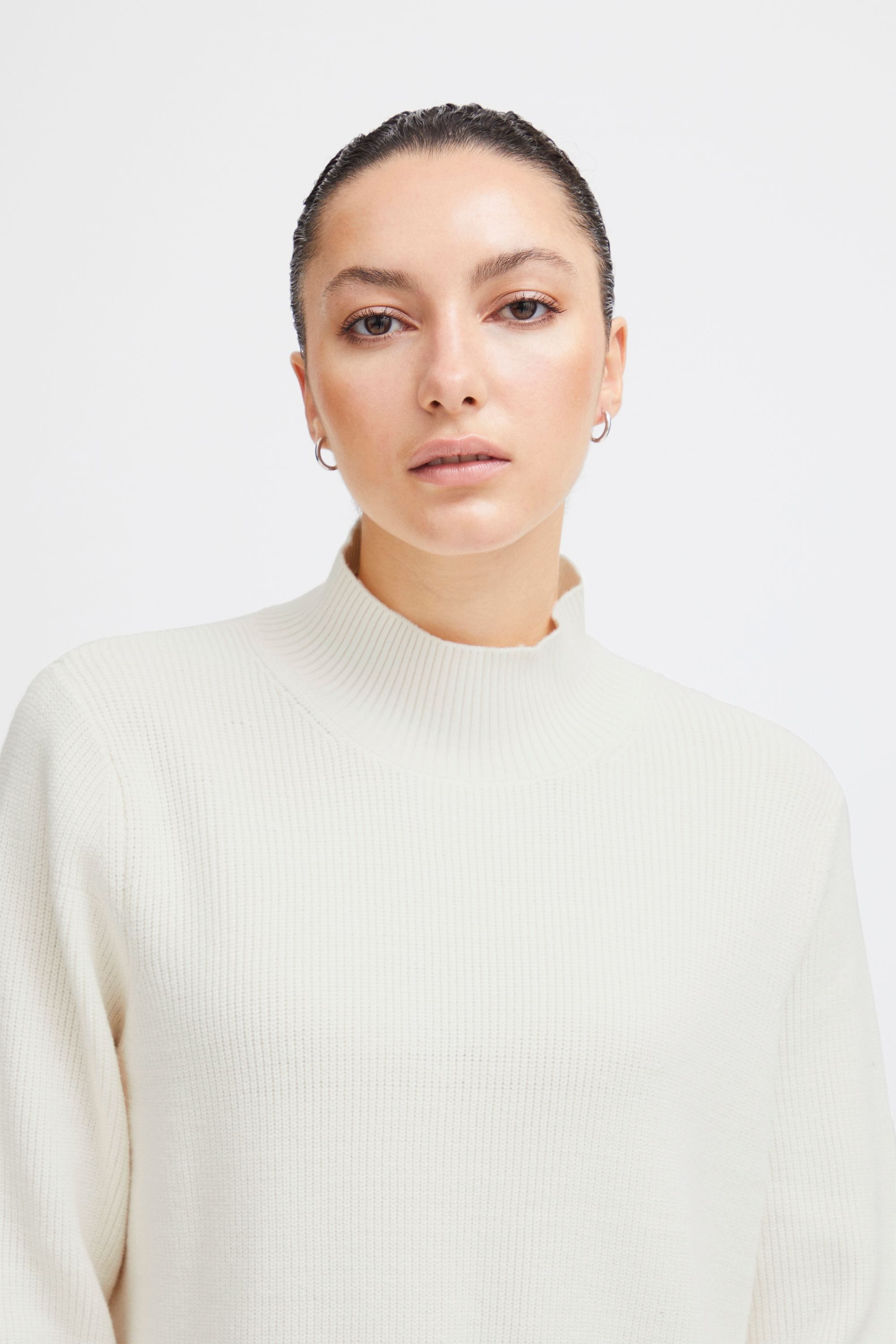 Ichi Strickfleece-Pullover »Strickpullover IHBoston«