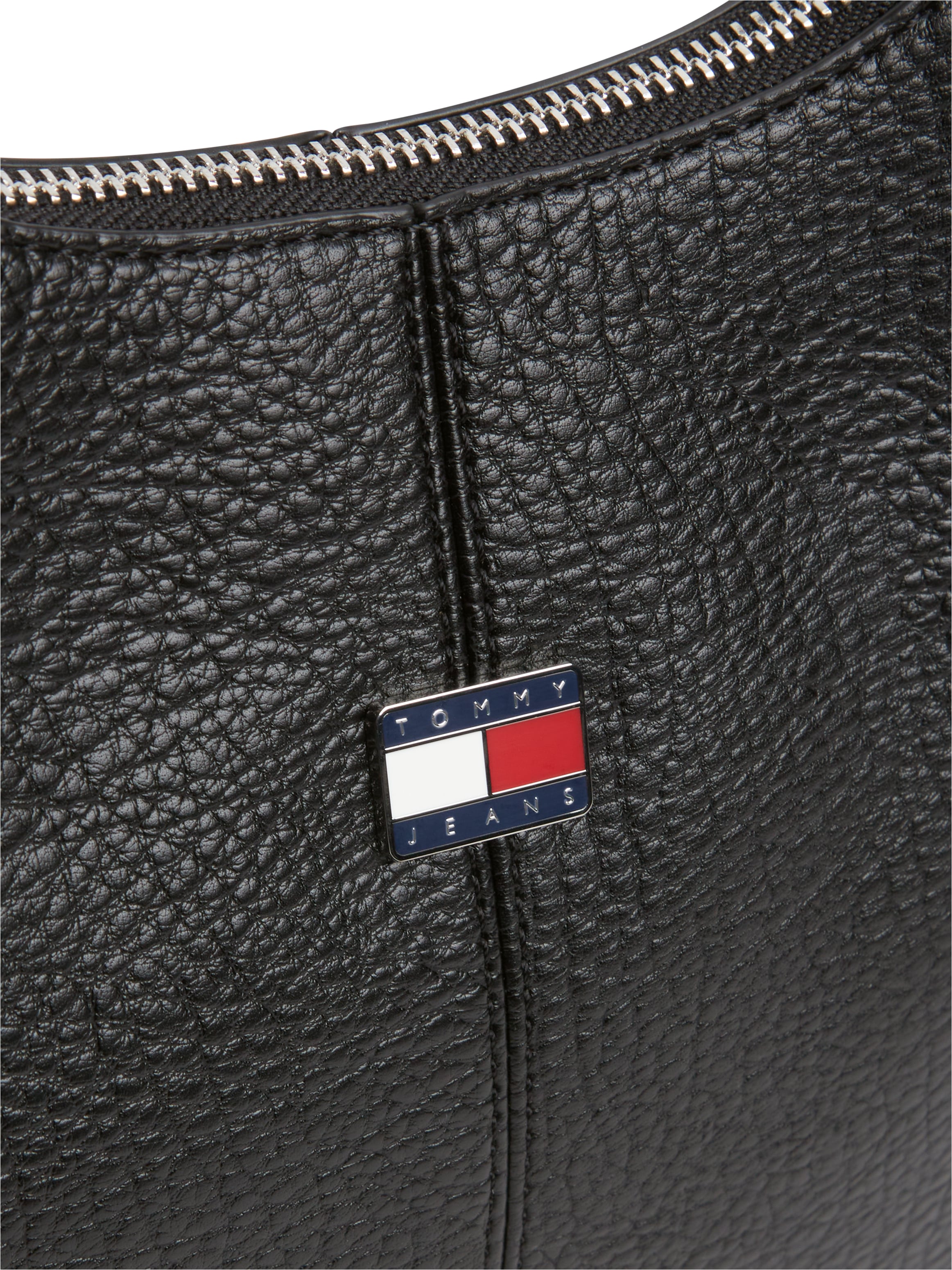 Tommy Jeans Hobo »TJW SLOUCHY CITY HOBO« Damen Handtasche, Schultertasche mit Logoflaggen-Accessoires