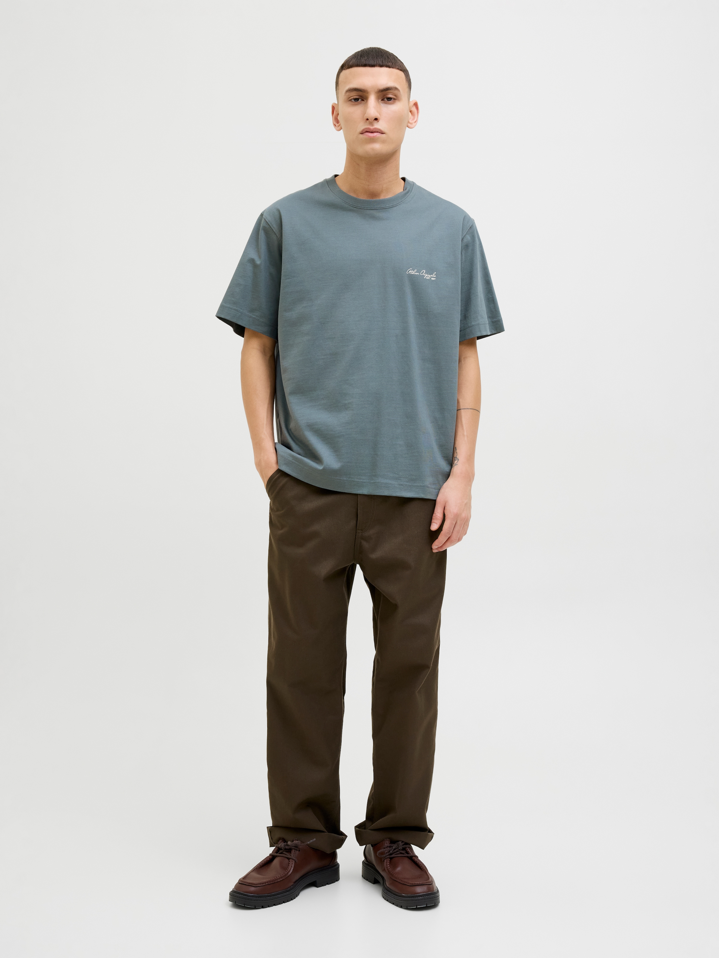 Jack & Jones T-Shirt »JORISLINGTON BACK TEE SS CREW NECK SN«