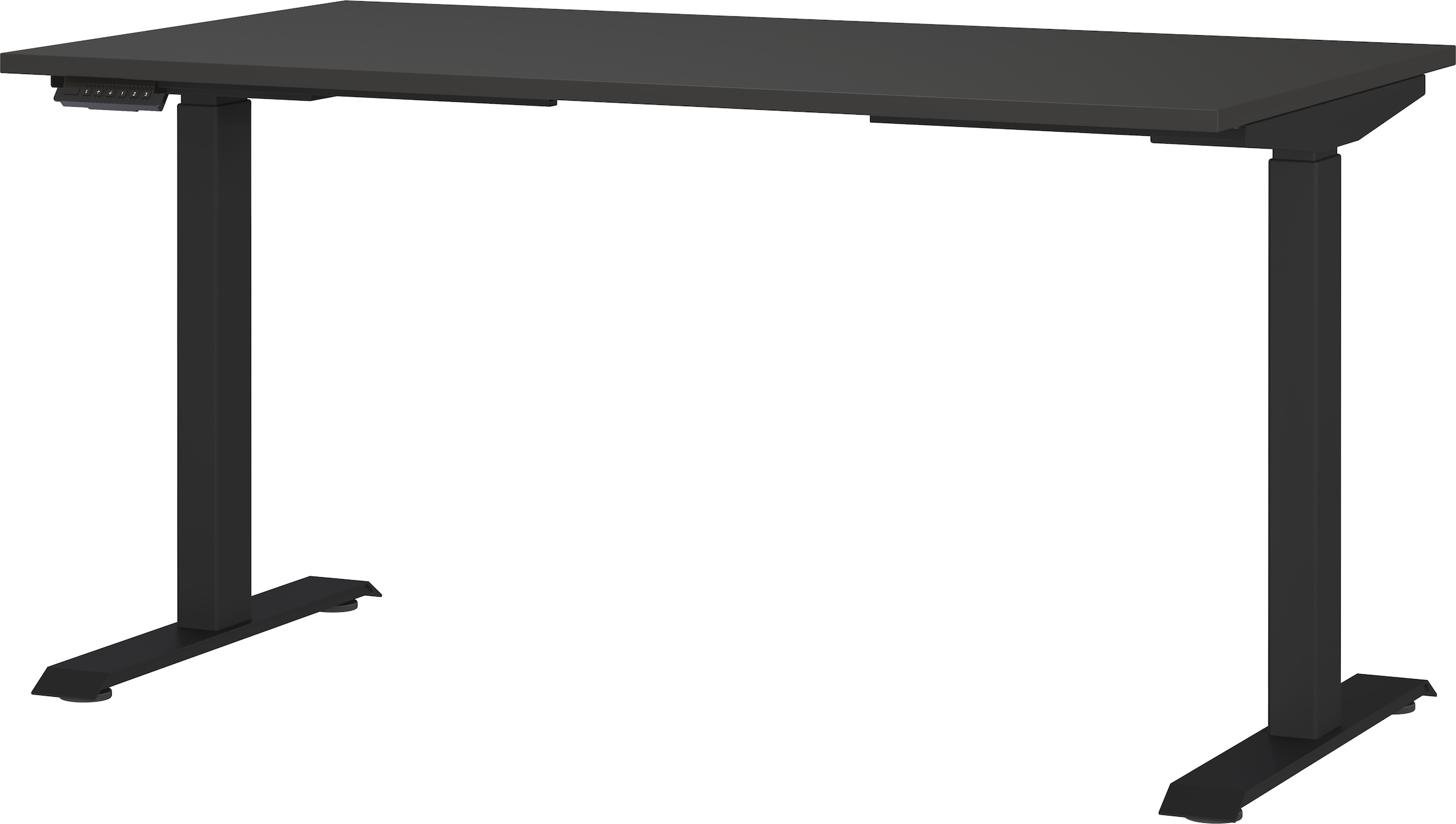 GERMANIA Schreibtisch »Mailand, elektrisch höhenverstellbar«, in Breitenvariante 120-180 cm, Made in Germany