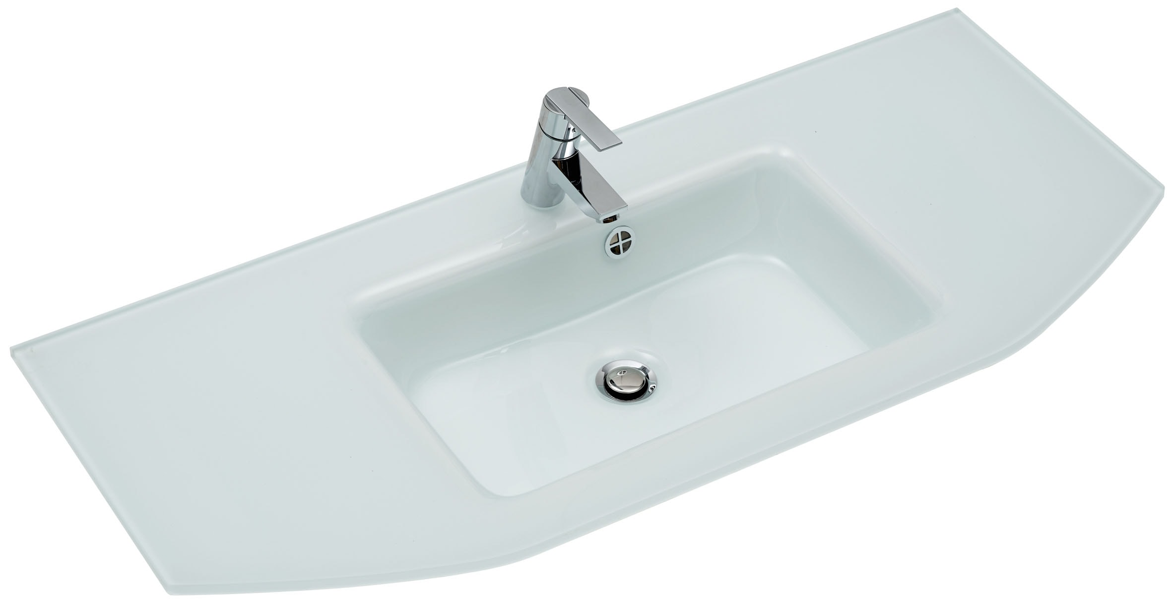 Saphir Badmöbel-Set »Quickset 326, 6-teilig, mit Glaswaschtisch« 6 Stk. tlg.