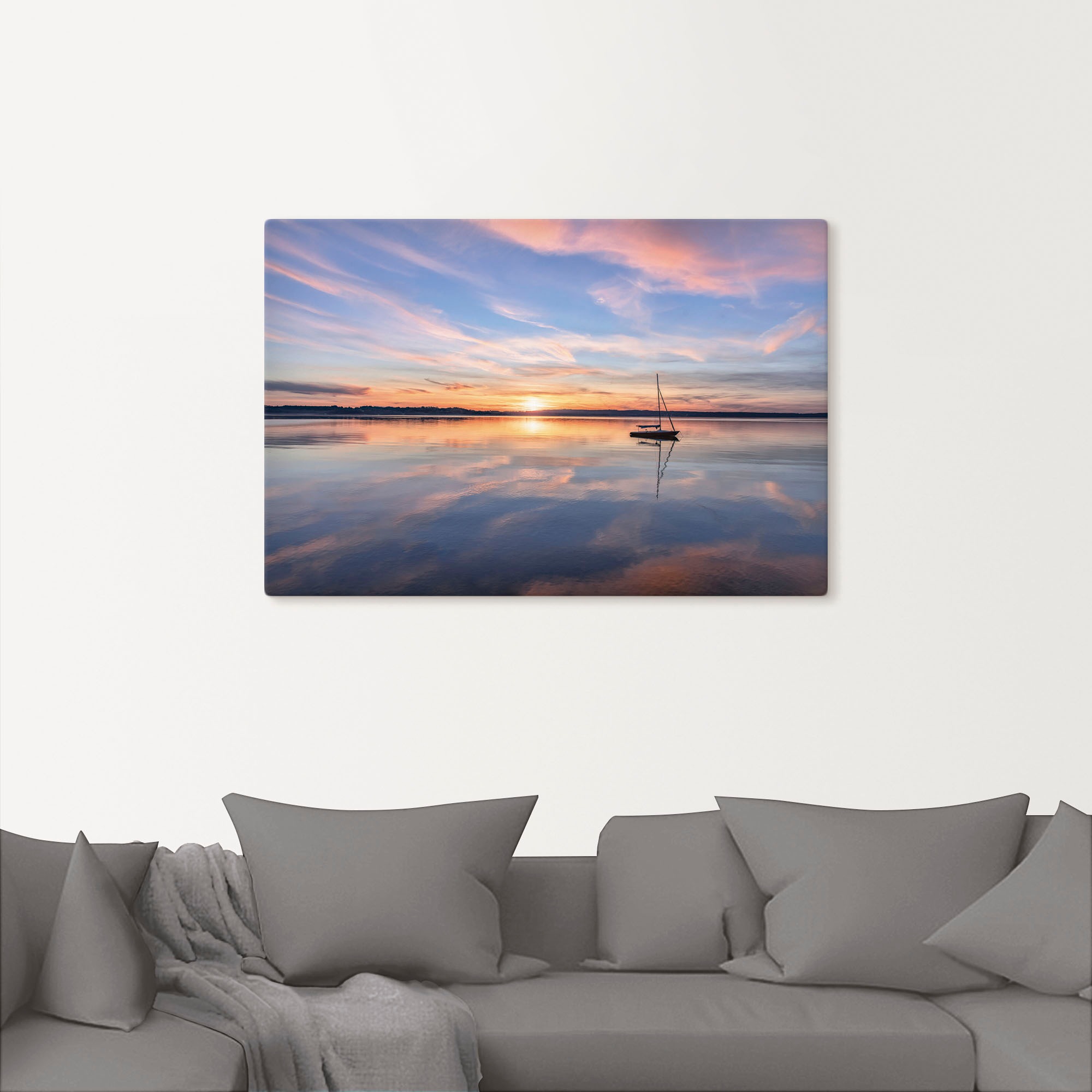 Artland Wandbild »Sonnenuntergang am Starnberger See II«, Bilder vom  Sonnenuntergang & -aufgang, (1 St.), in vielen Größen & Produktarten online  bei OTTO | Poster