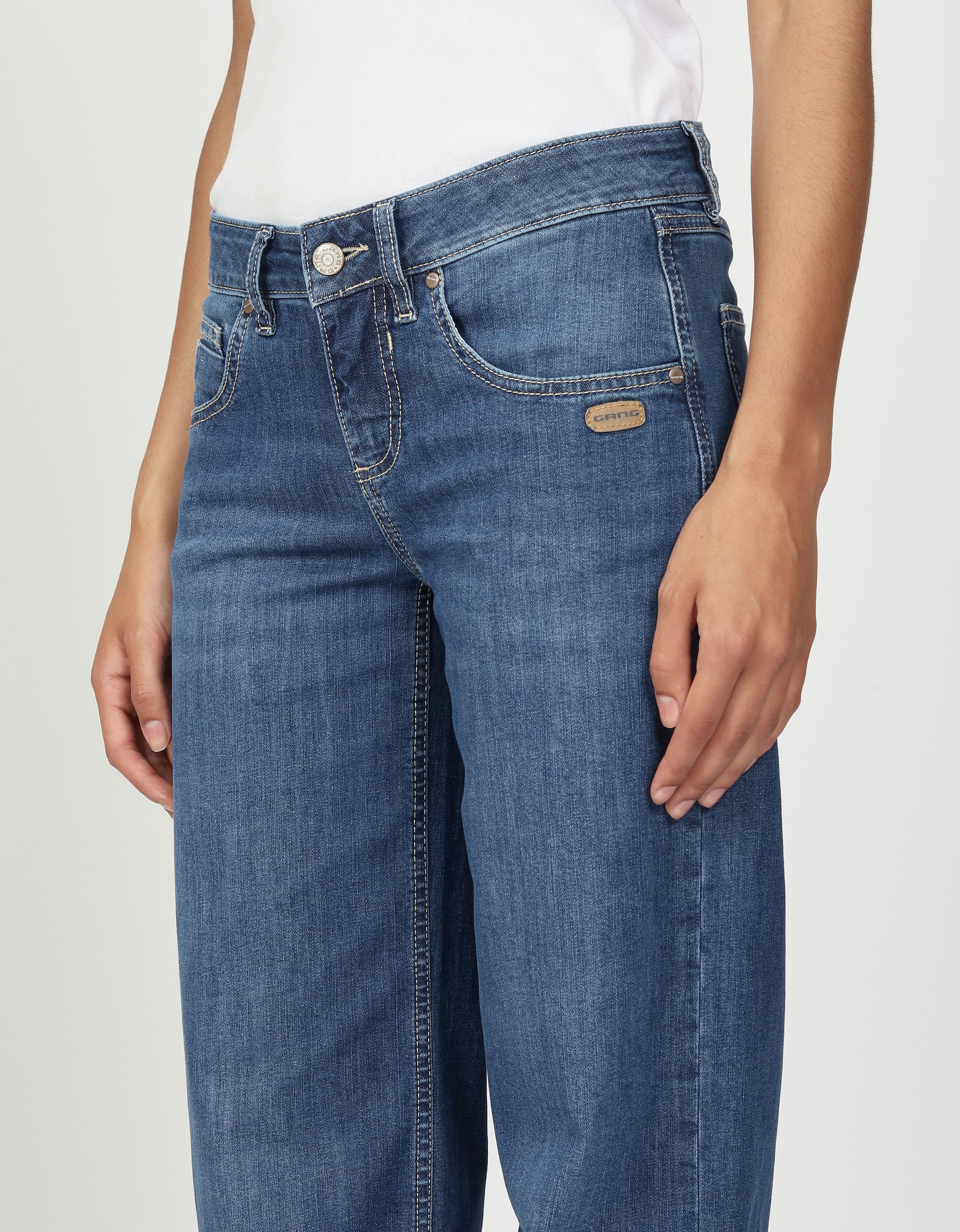 GANG Straight-Jeans »94RIVER«, mit zusätzlicher kleiner Gesäßtasche