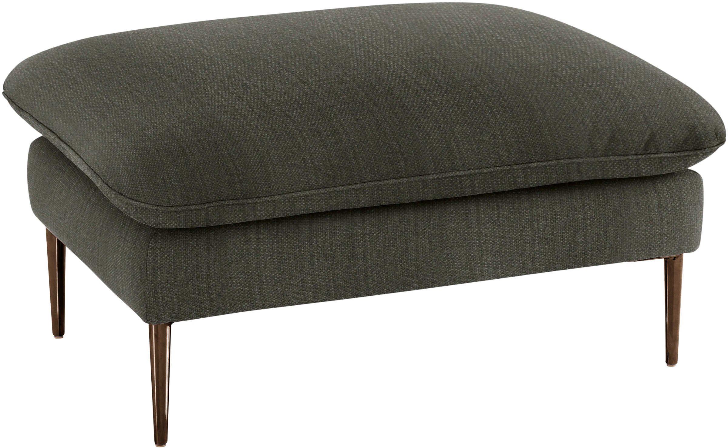 W.SCHILLIG Hocker »enjoy&MORE«, Füße bronze pulverbeschichtet, Breite 106 cm