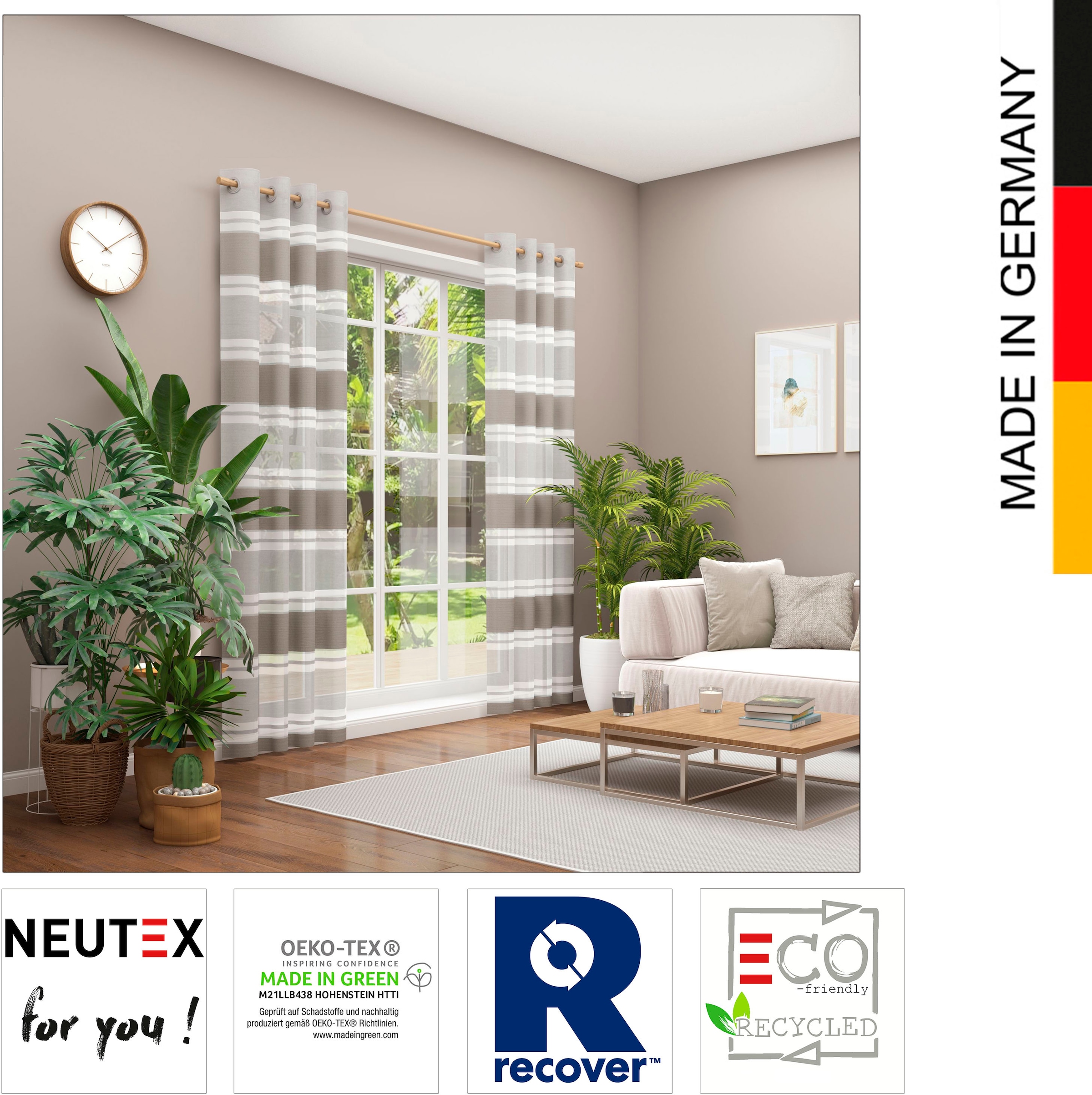 Neutex bestellen you! (1 OTTO bei St.), Eco«, Nachhaltig »Valeska for online Vorhang