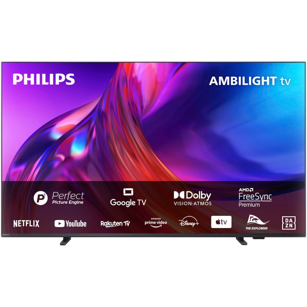 Philips LED-Fernseher »55PUS8548/12«, 139 cm/55 Zoll, 4K Ultra HD, Android TV-Google TV-Smart-TV, 3-seitiges Ambilight