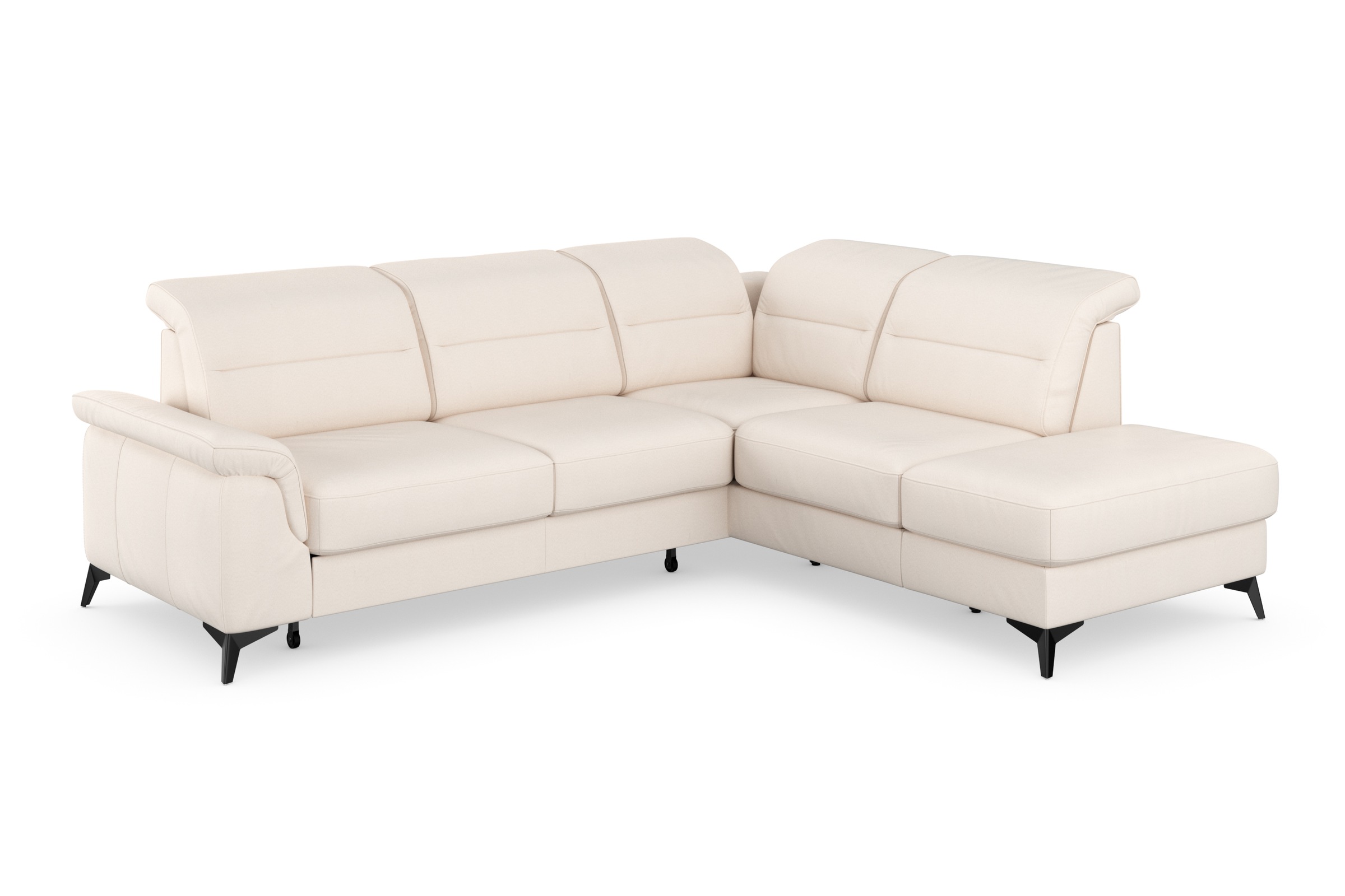sit&more Ecksofa »Sinatra L-Form«, mit Ottomane, optional mit Kopfteilverstellung und Armteilfunktion