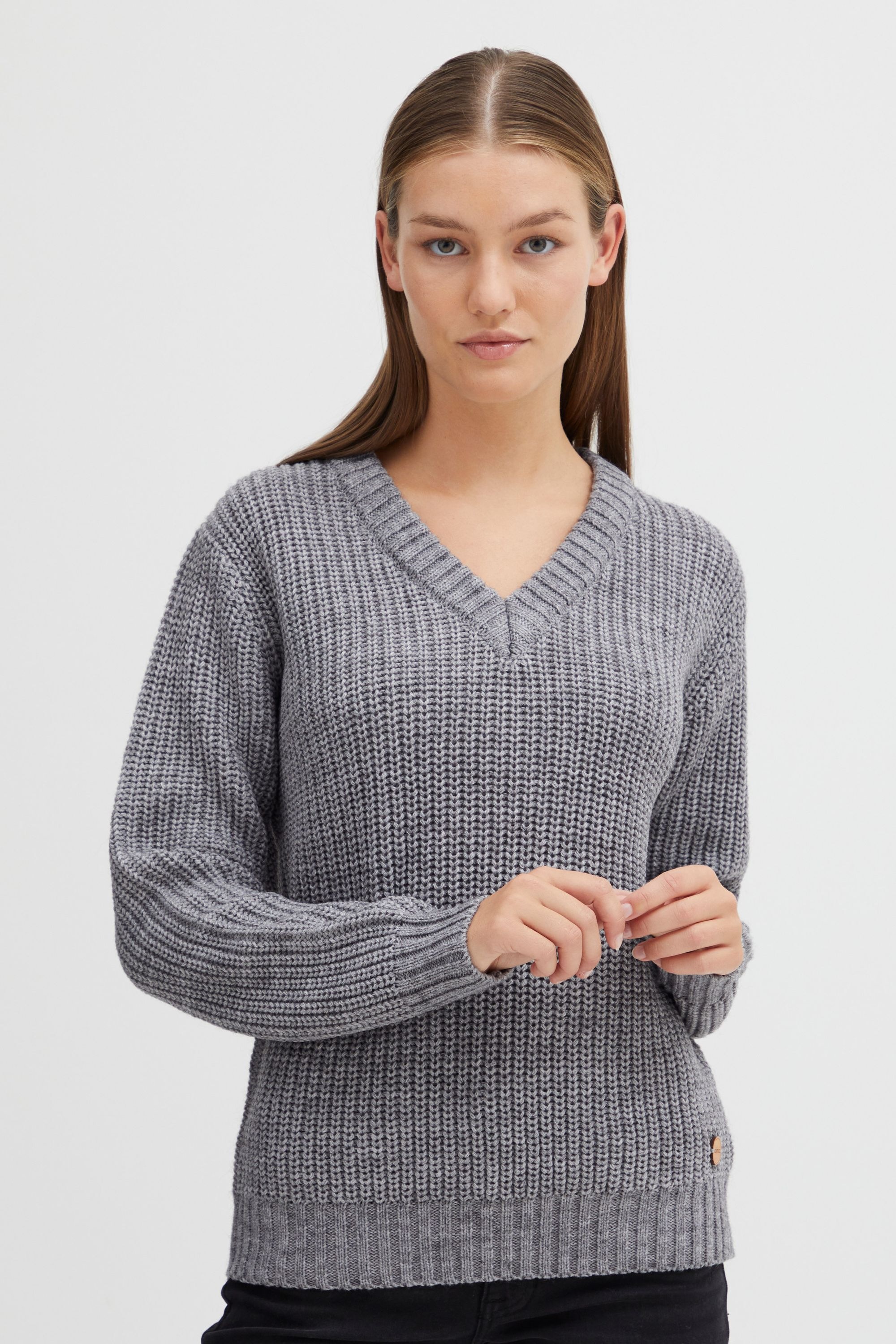 OXMO Strickfleece-Pullover »Strickpullover OXNanny«