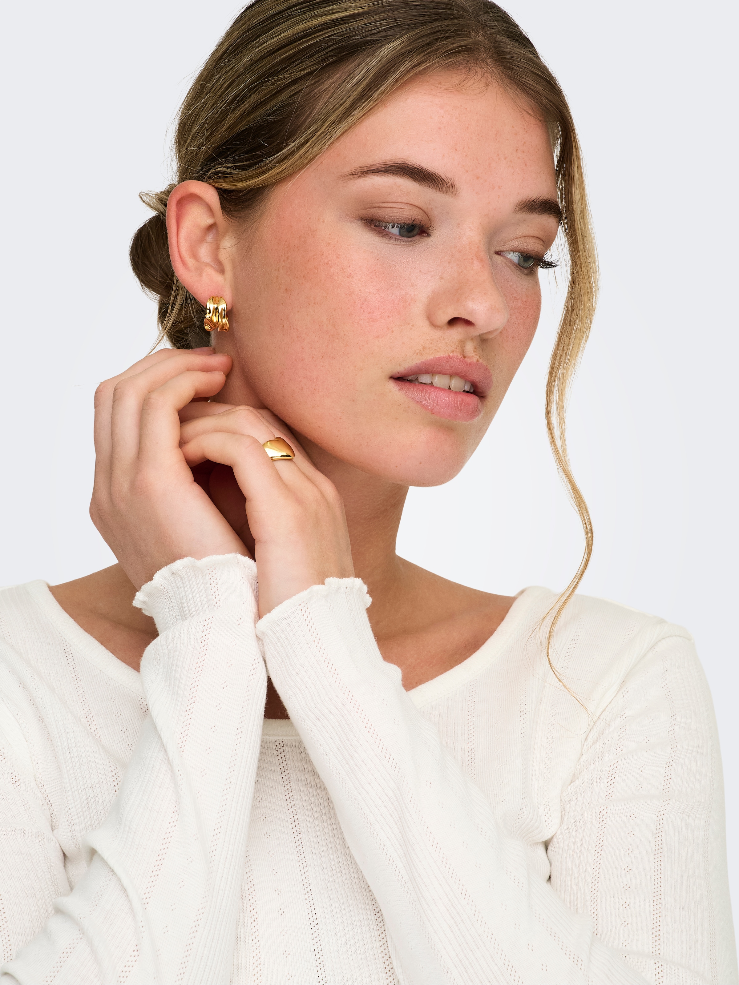 ONLY Langarmshirt »ONLTENNA O-NECK L/S TOP JRS NOOS«