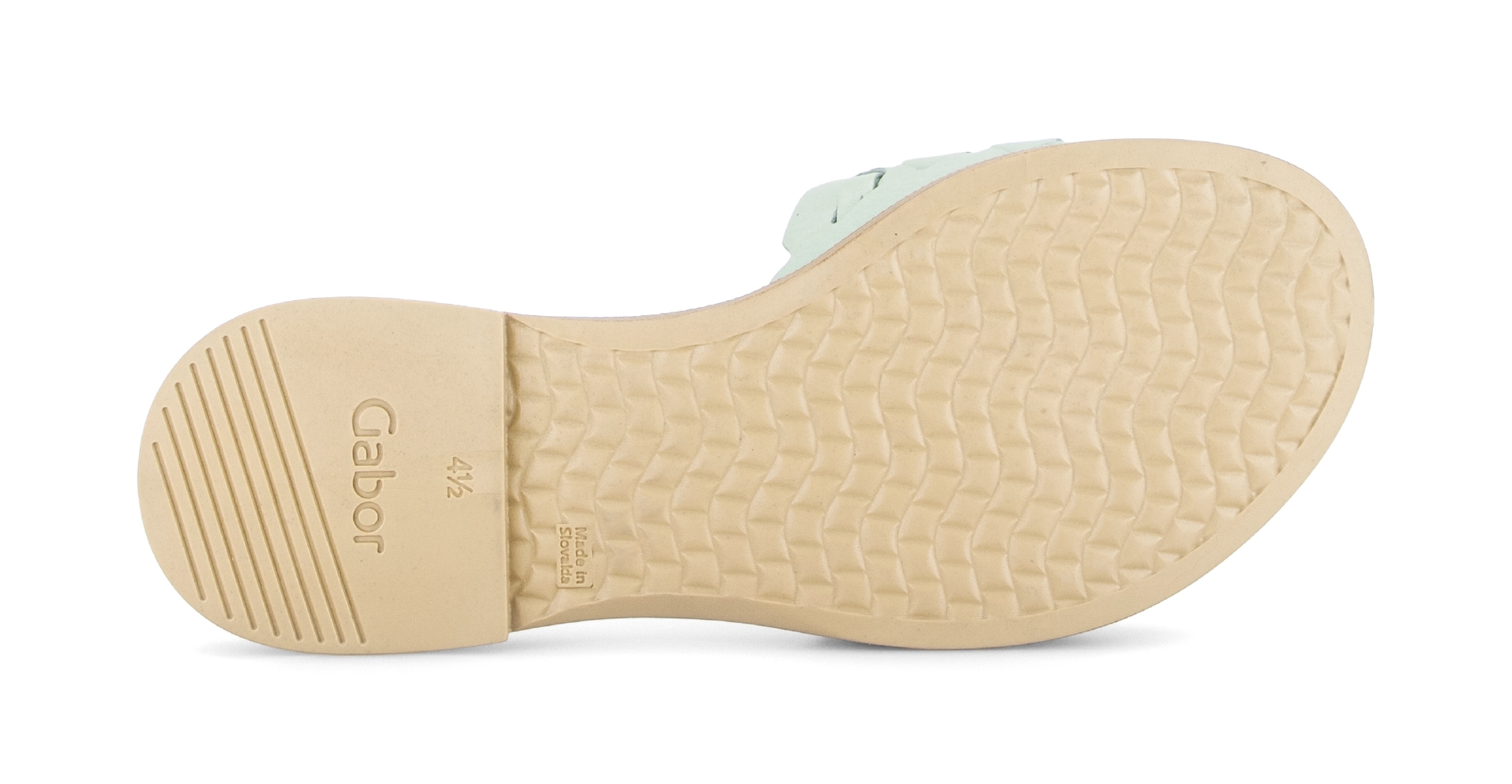 Gabor Pantolette  Blockabsatz, Sommerschuh mit hübschen Flechtriemen