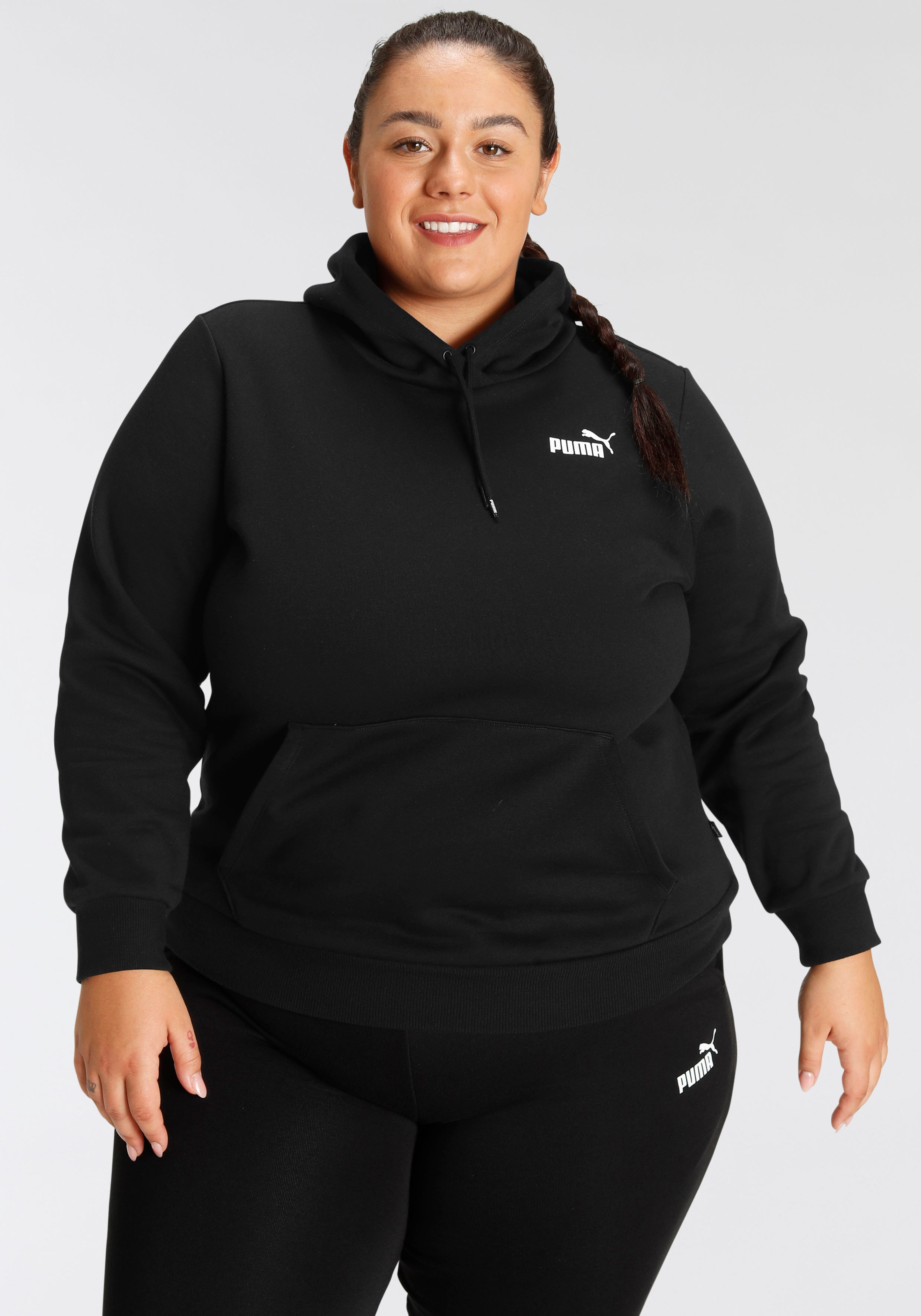 PUMA Kapuzensweatshirt »ESS Small Logo Hoodie FL PLUS«