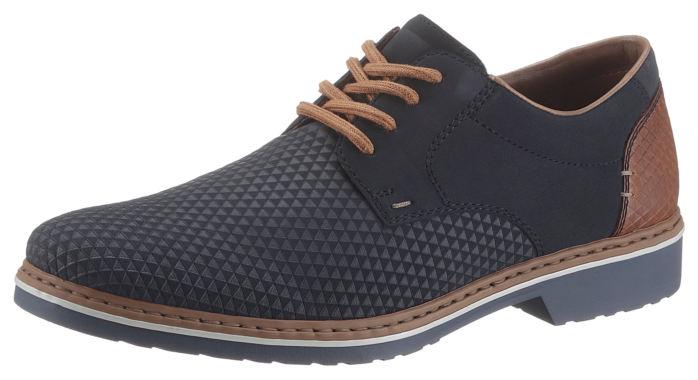Rieker Schnürschuh, mit modischer Perforation