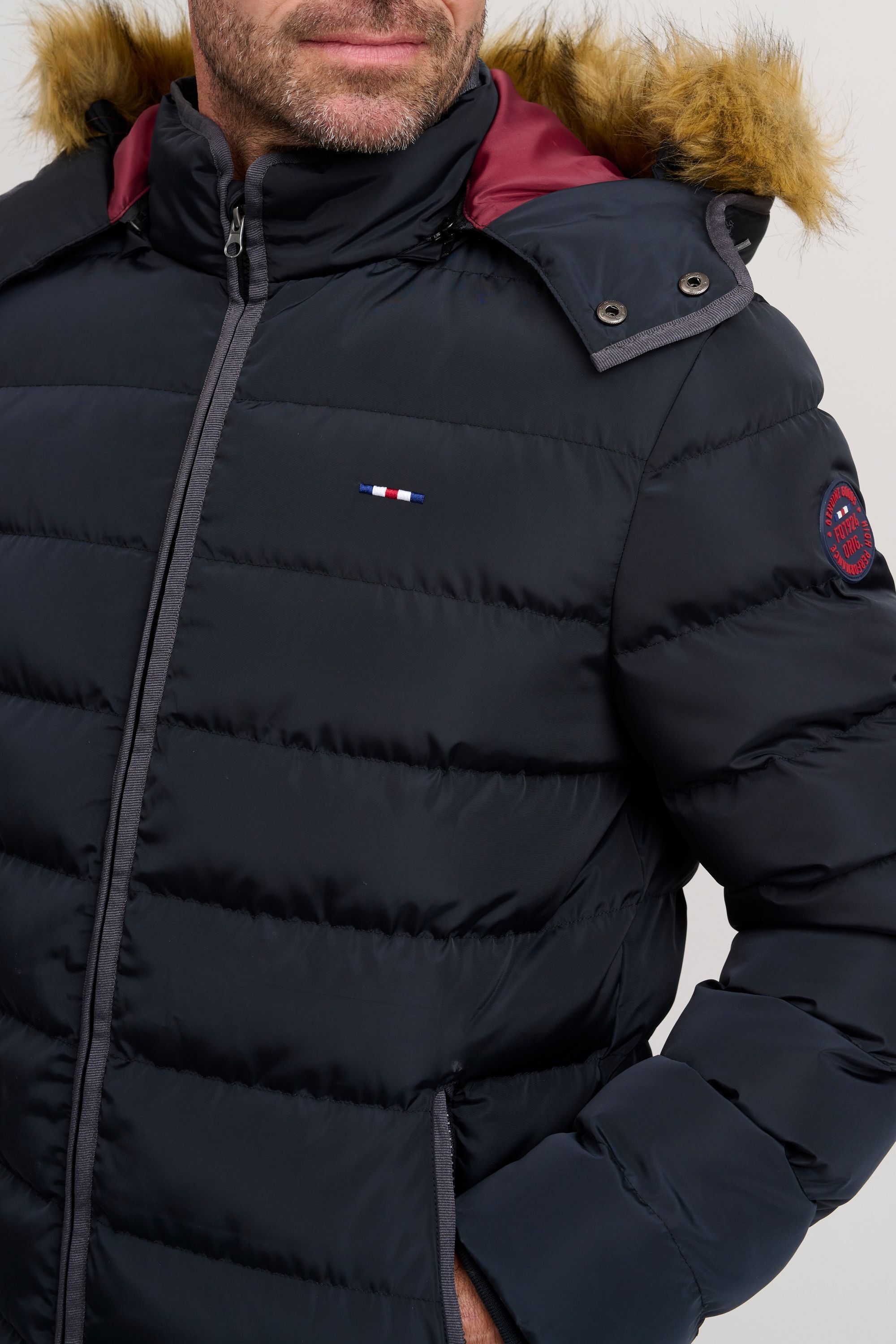 FQ1924 Steppjacke »Steppjacke FQAksel«, mit Kapuze