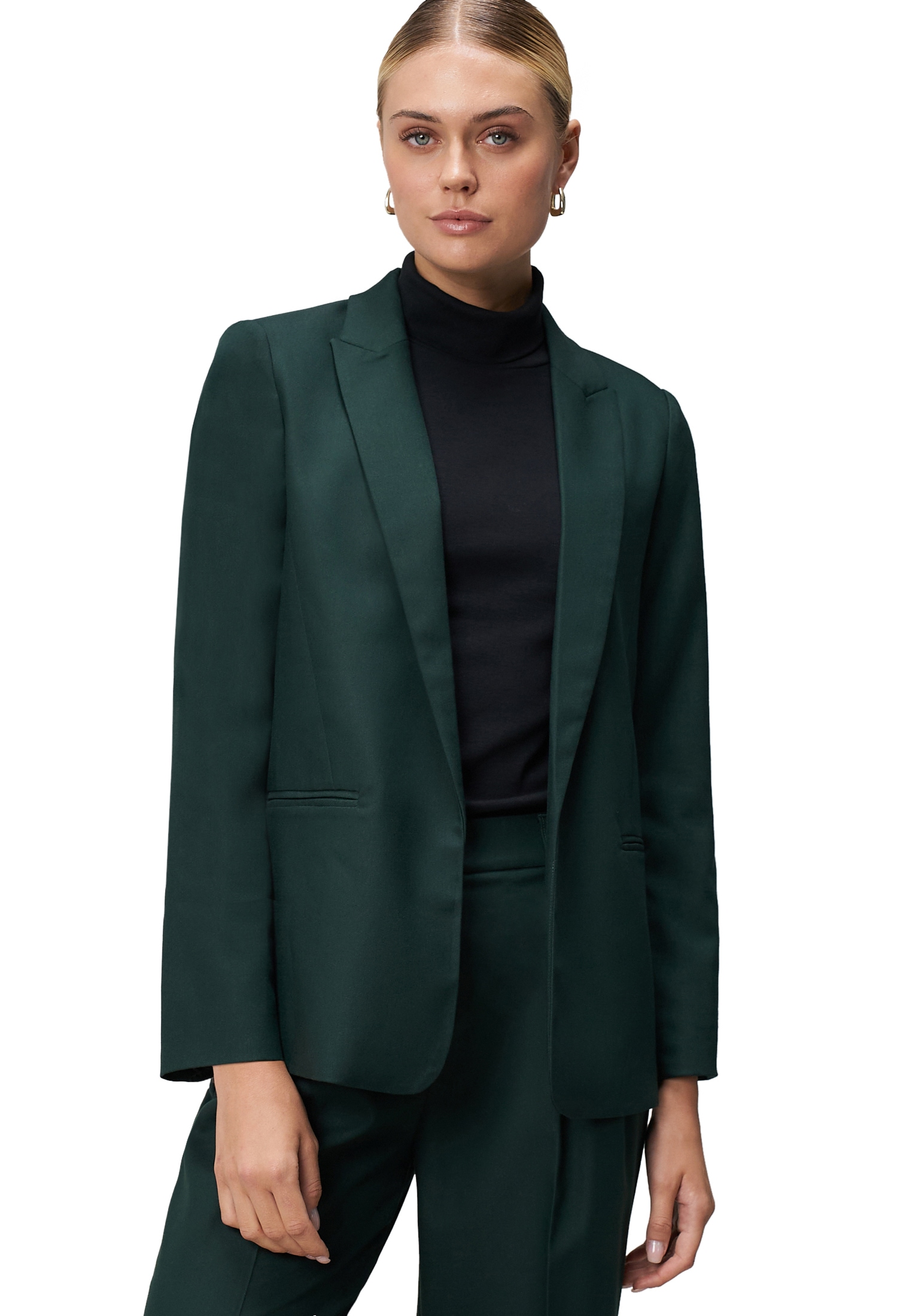 Zero Longblazer »Longblazer mit Paspeltaschen«