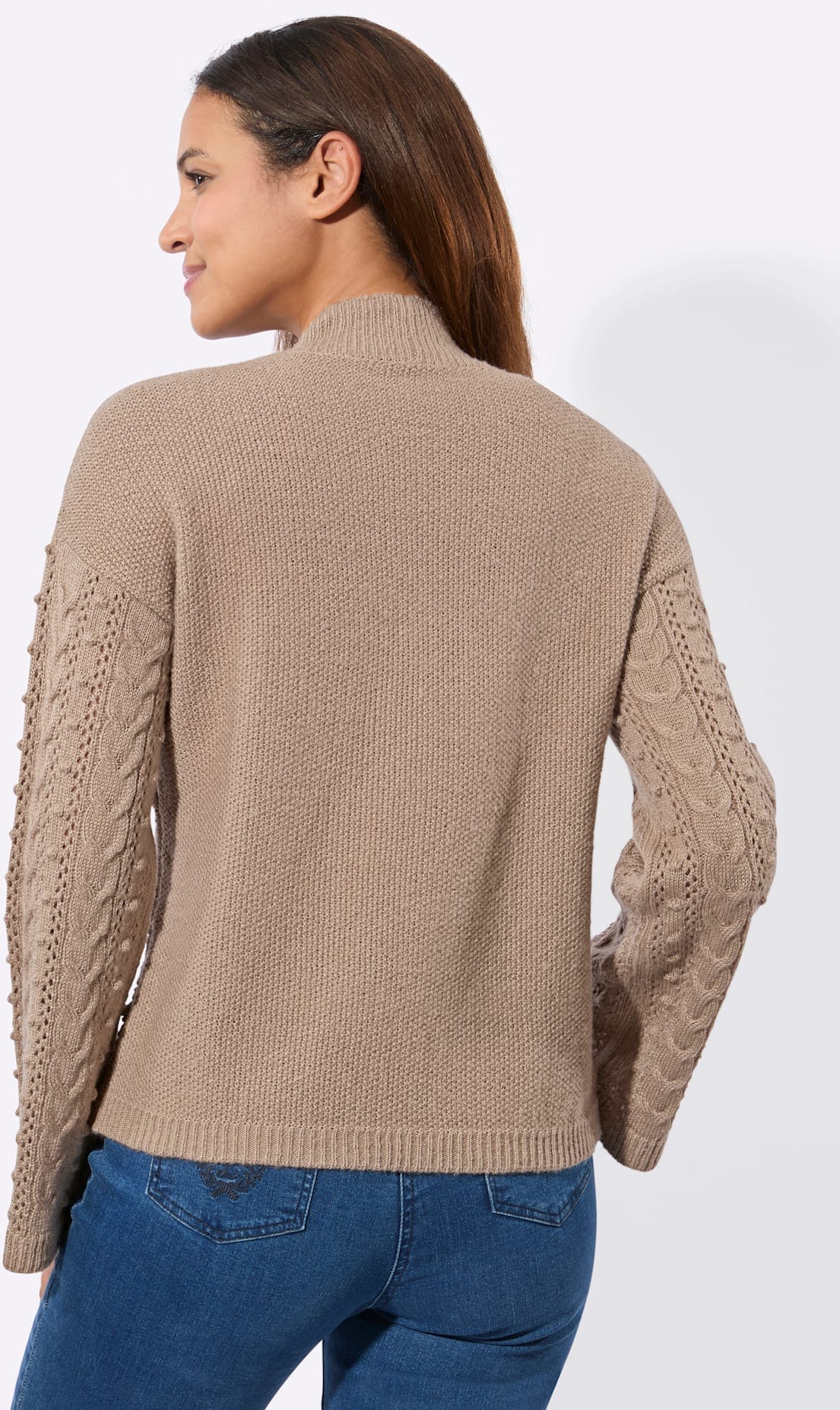 Inspirationen Stehkragenpullover »Pullover«