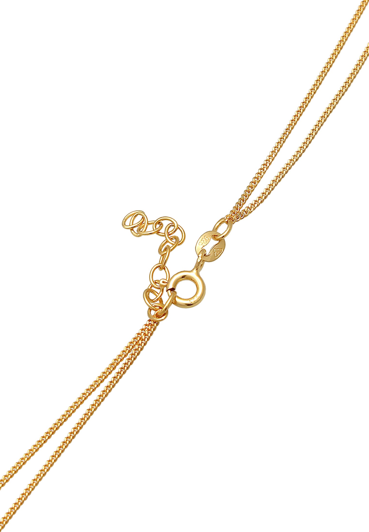 Elli Silberkette »Halskette Layer Evil Eye Blitz 925 Silber, mit Kristallen von Swarovski®«