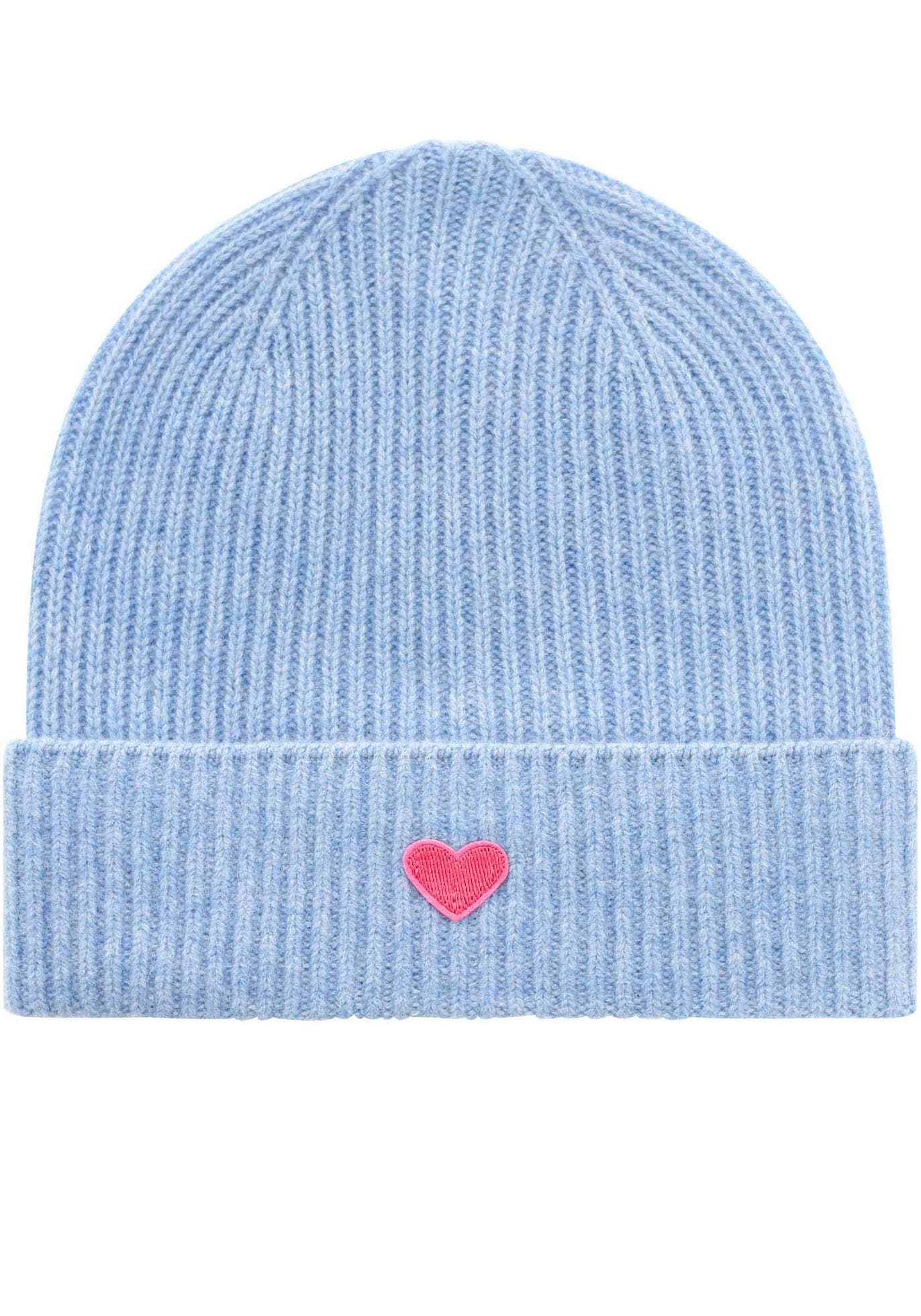 Zwillingsherz Beanie »Beanie mit Herz Aufnäher«, (Packung), mit herzförmigem Detail