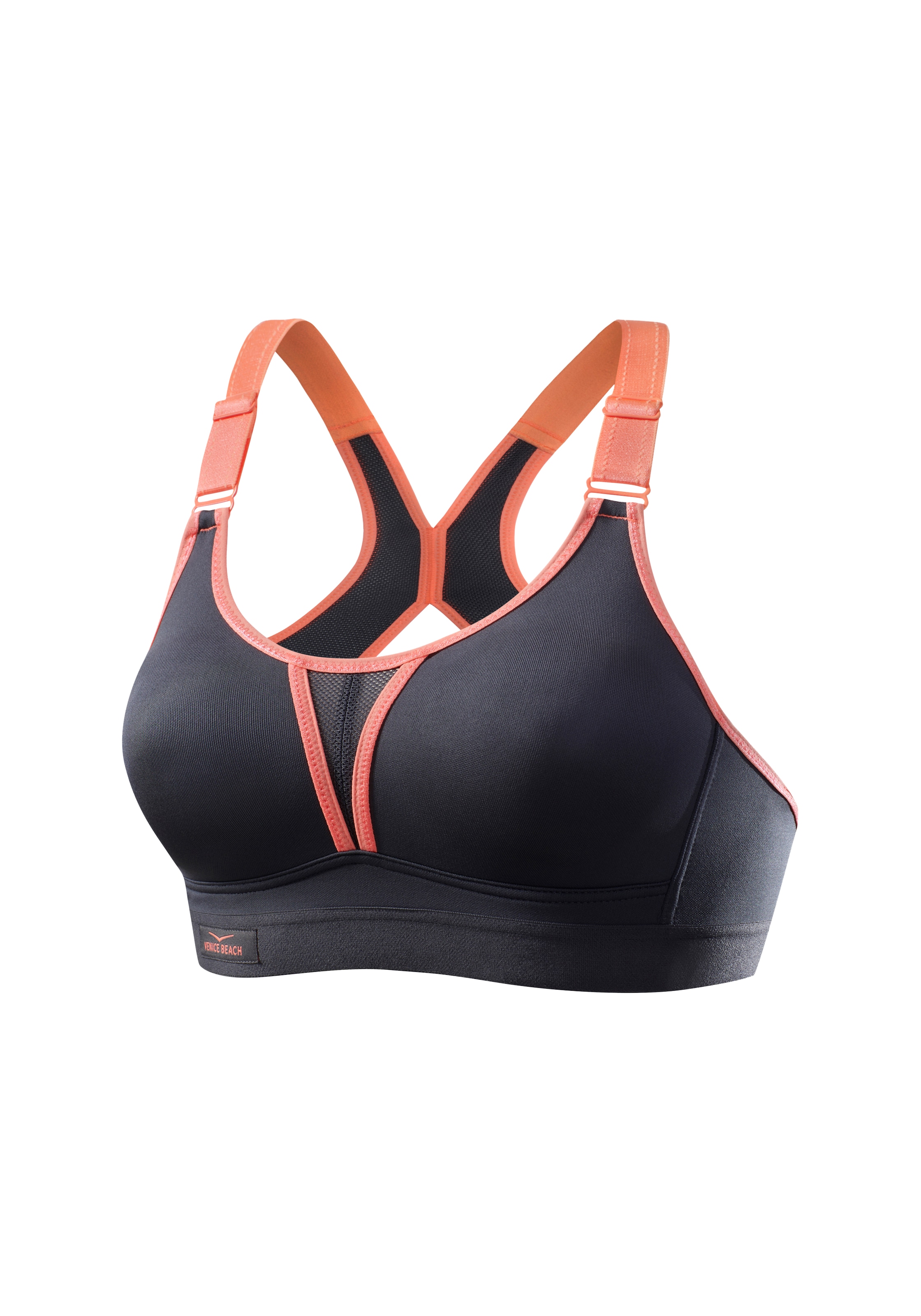 Venice Beach Sport-BH »ohne Bügel aus COOLMAX-Material« mit breiten Trägern, große Größen, starker Halt