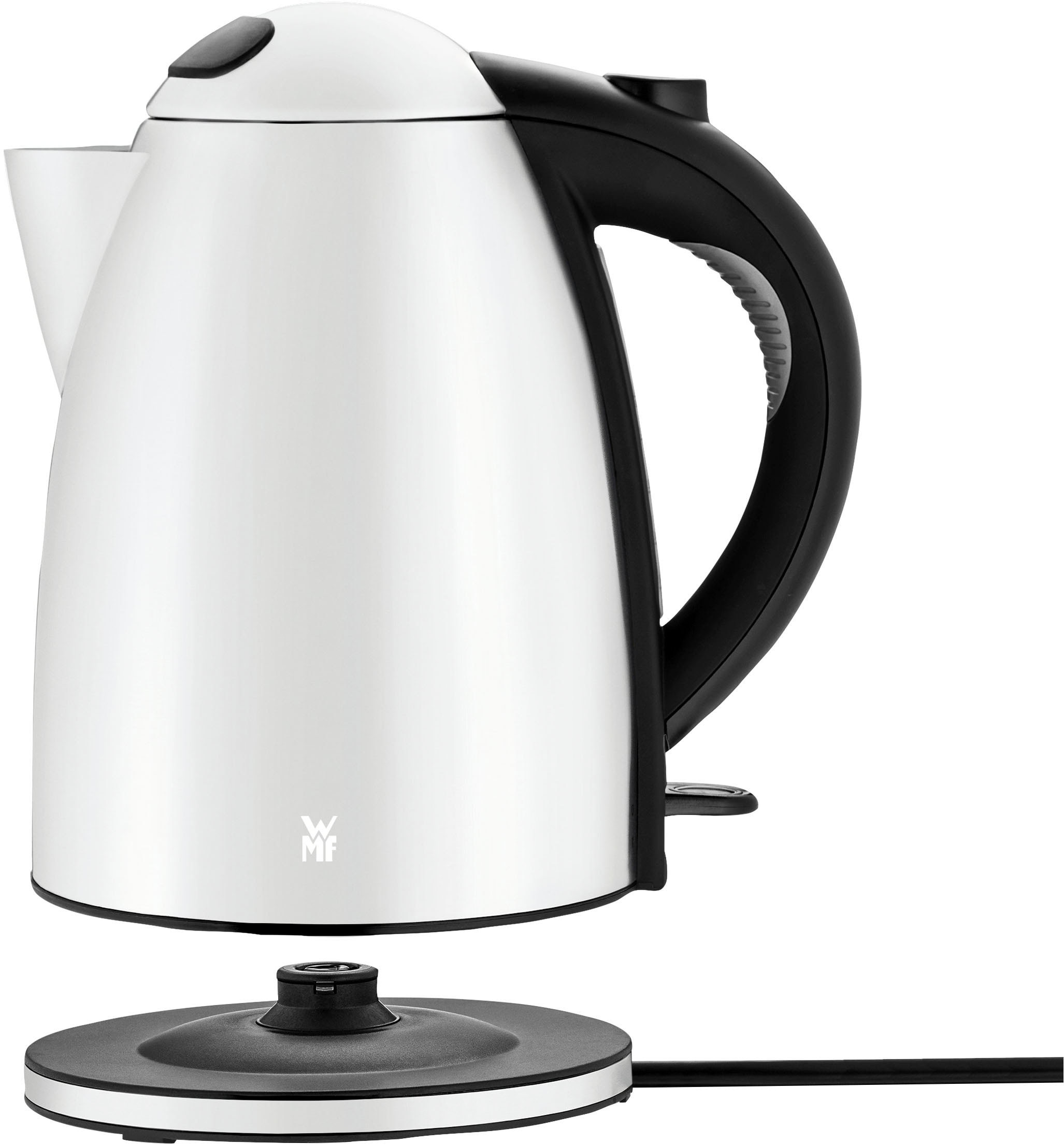 WMF Wasserkocher »Stelio Paper Grey«, 1,7 l, 2400 W, Cromargan, beleuchtete Wasserstandsanzeige, 2400 Watt