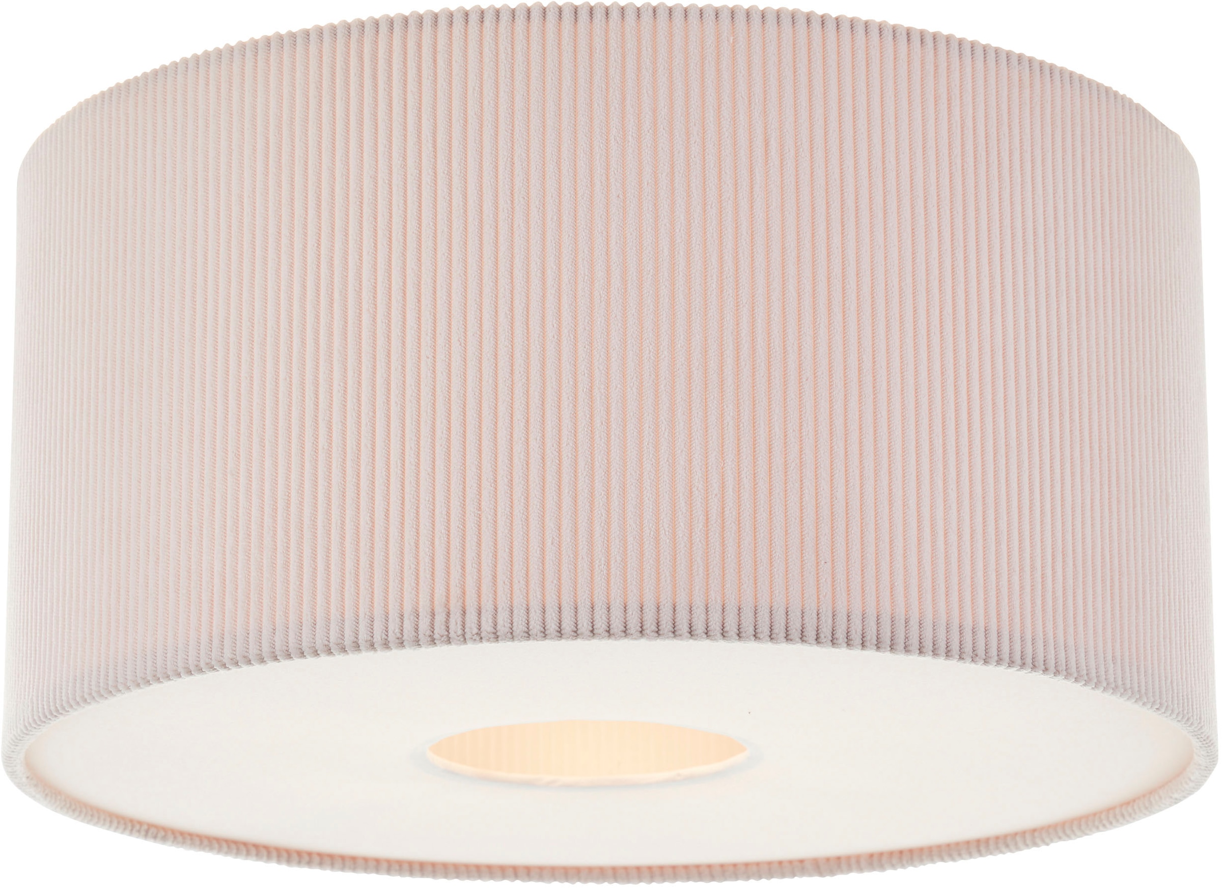 LeGer Home by Lena Gercke Deckenleuchte »Kathleen«, 1 flammig, Cordstoff, Ø 45 cm, E27, beige